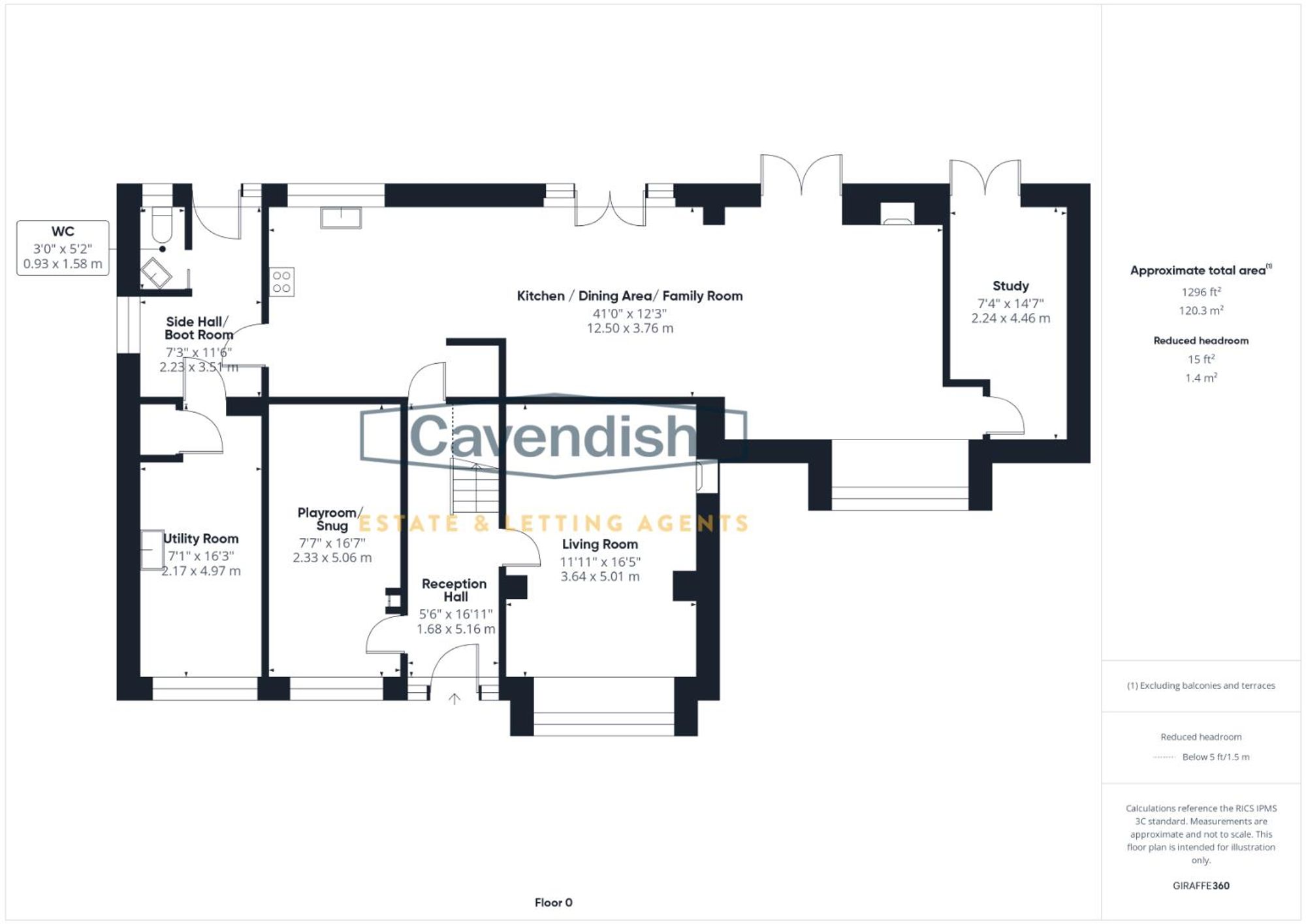 Floor plan — Millbrook End, Tattenhall, CH3
