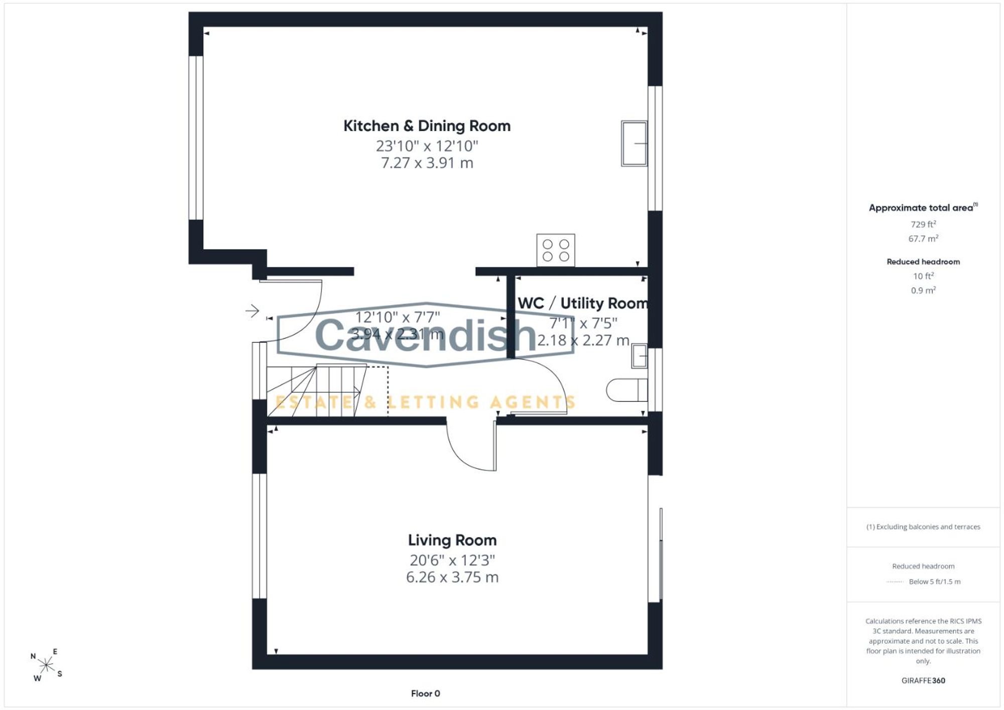 Floor plan — Castle Park, Ruthin, LL15