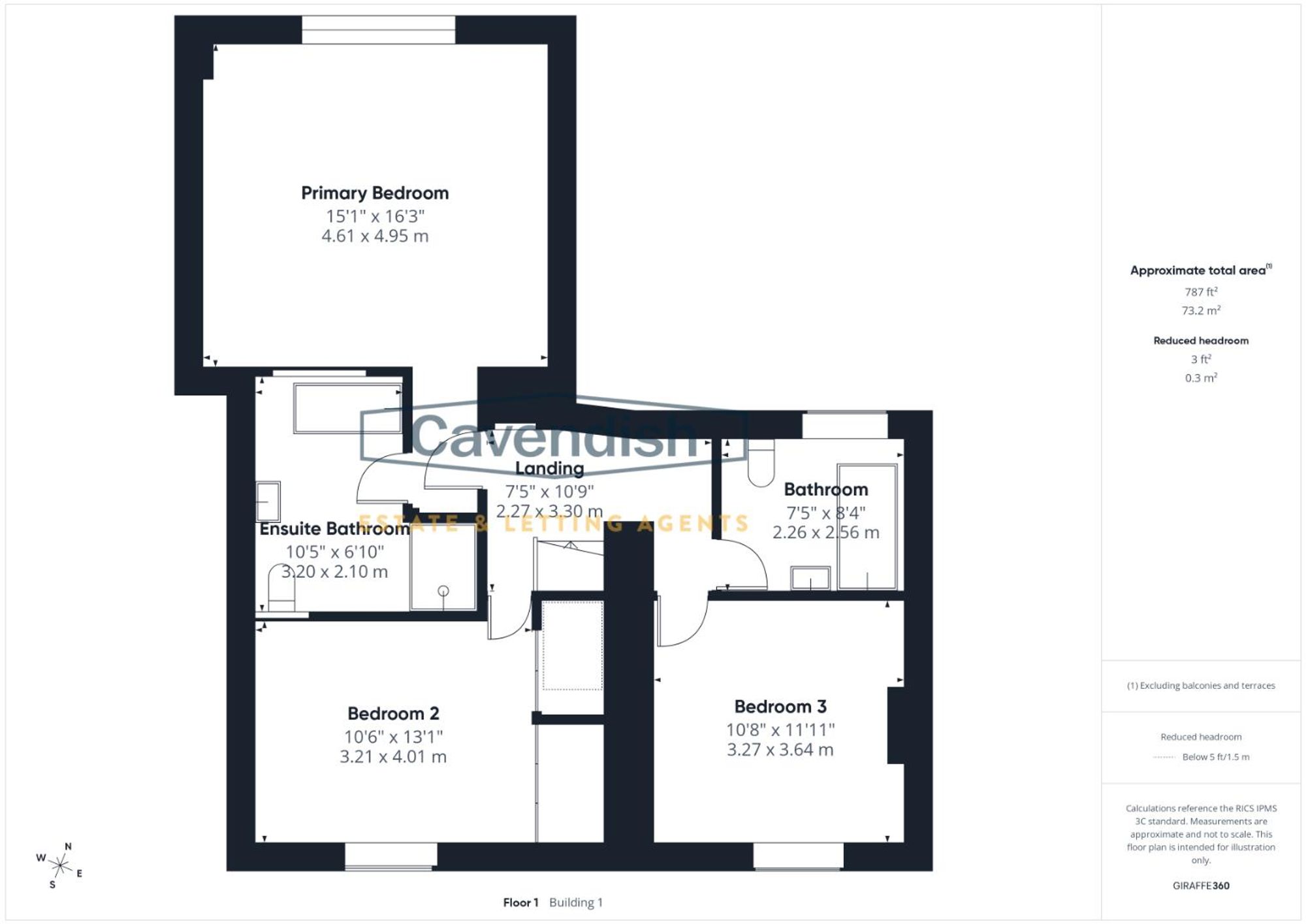 Floor plan — The Catch, Halkyn, CH8