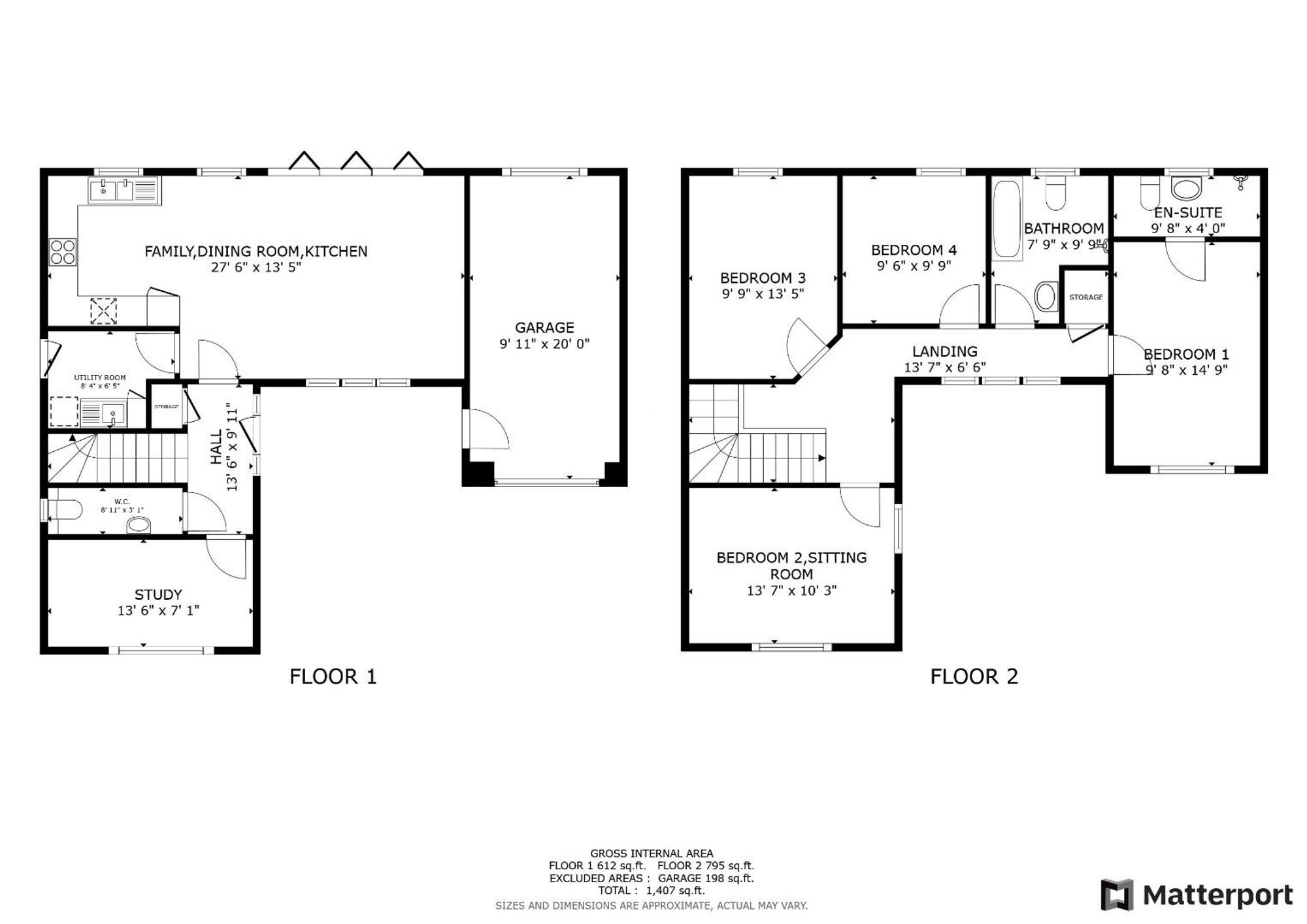 Floor plan — Llanrhaeadr, Denbigh, LL16