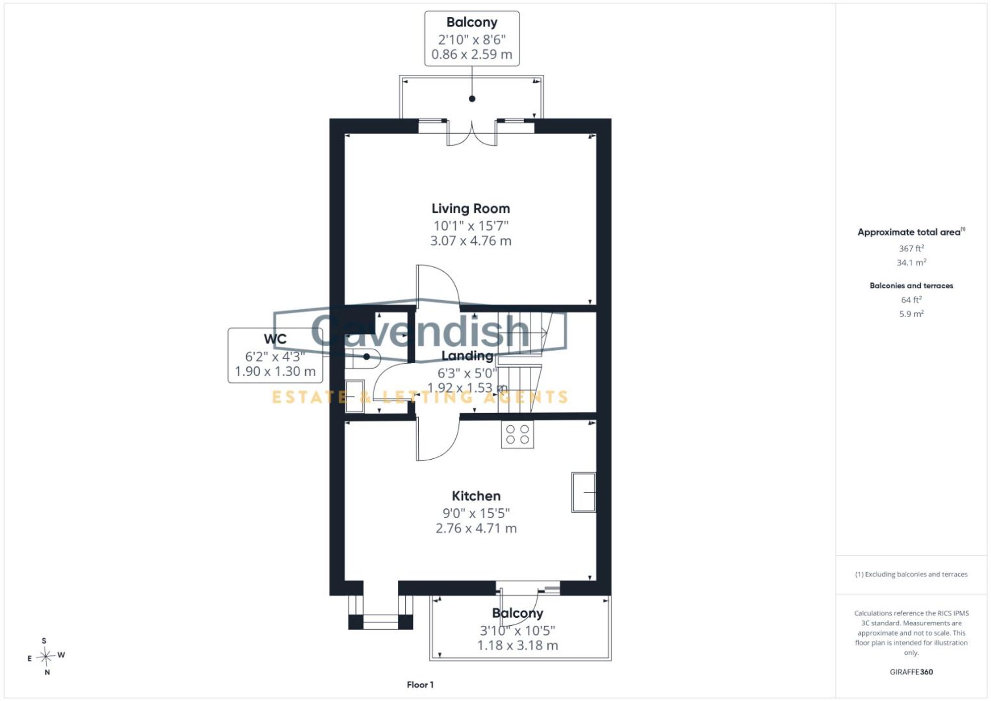 Floor plan — Waters Edge, Chester, CH1