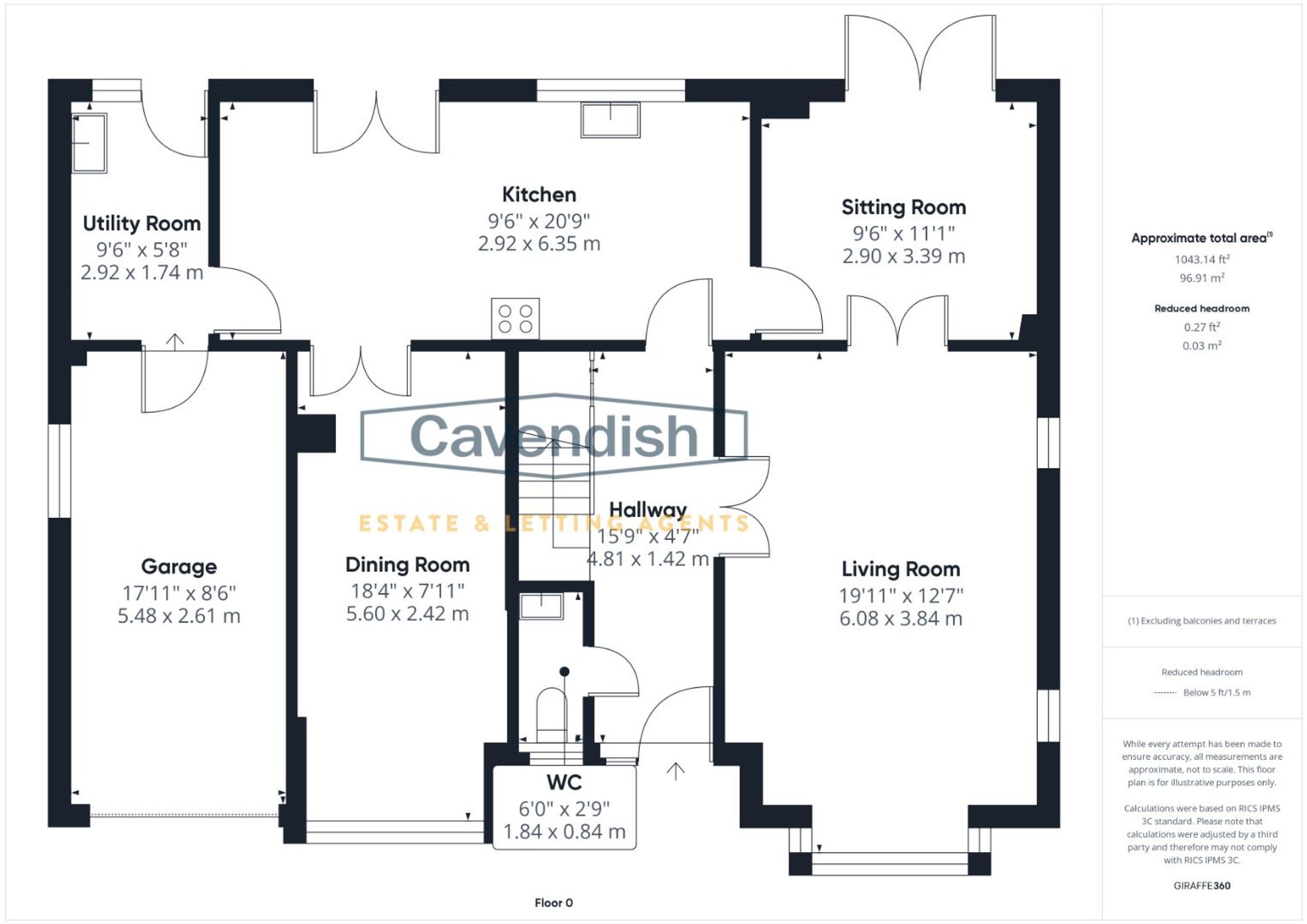Floor plan — Main Road, Higher Kinnerton, CH4