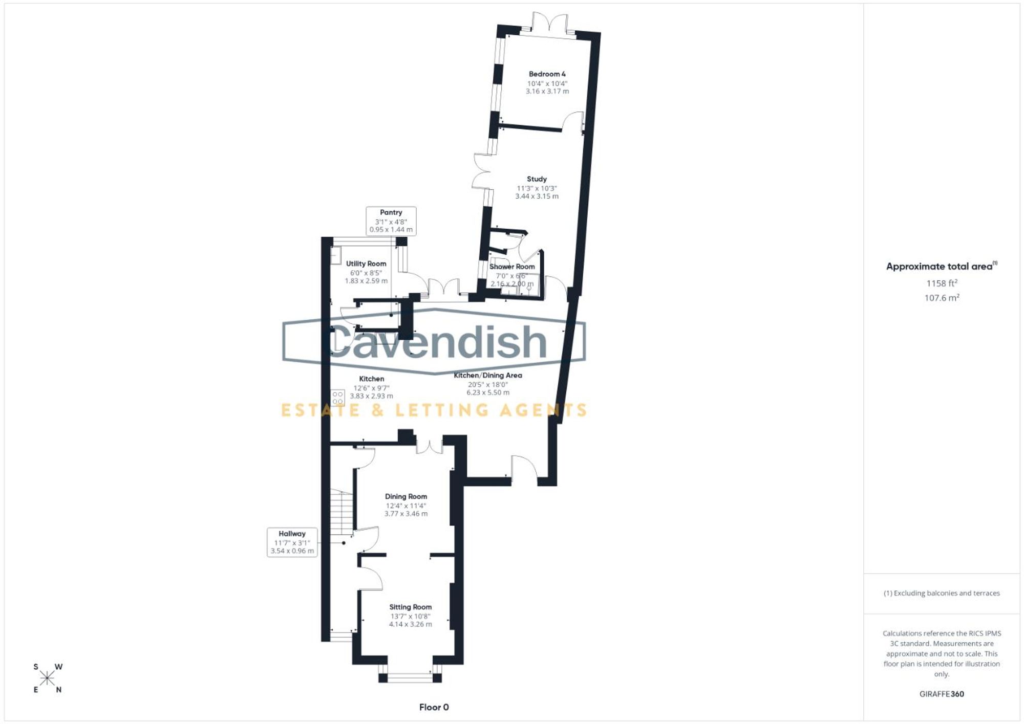 Floor plan — Becketts Lane, Chester, CH3