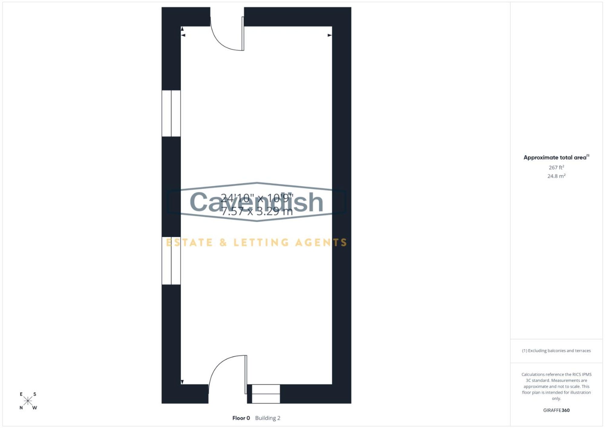 Floor plan — The Catch, Halkyn, CH8