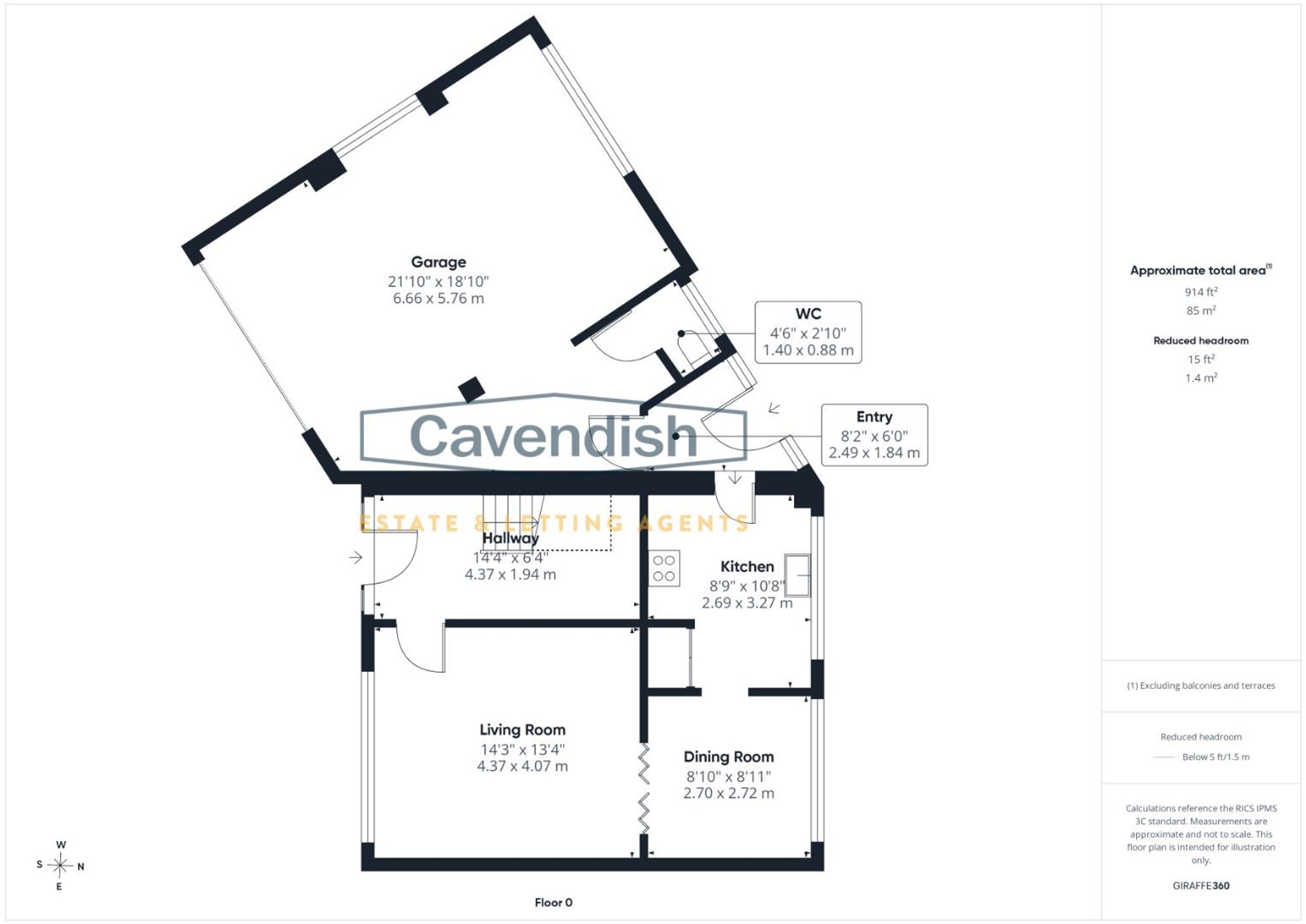 Floor plan — High Park, Gwernaffield, CH7