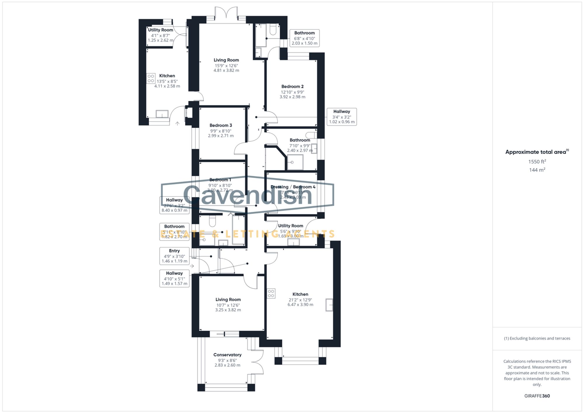 Floor plan — Lixwm, Holywell, CH8
