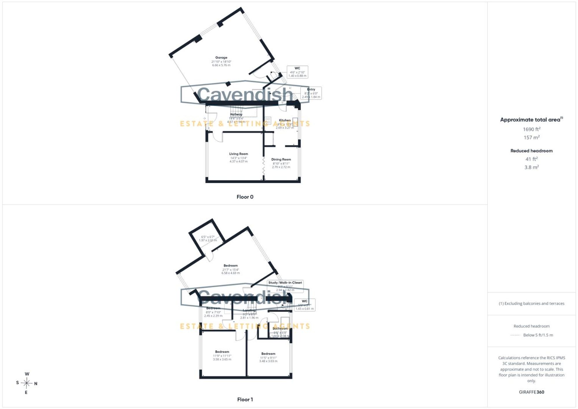 Floor plan — High Park, Gwernaffield, CH7