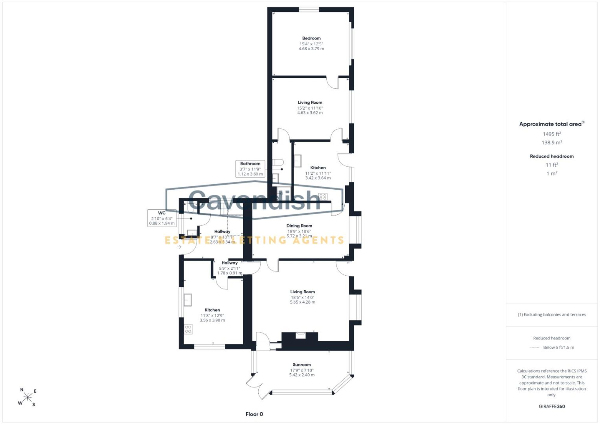 Floor plan — Gwyddelwern, Corwen, LL21