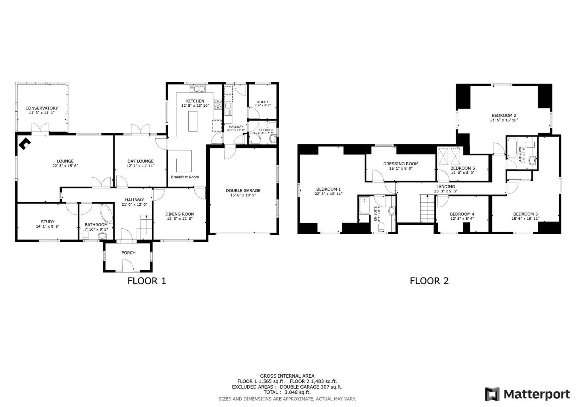 Floor plan — Trefnant, Denbigh, LL16