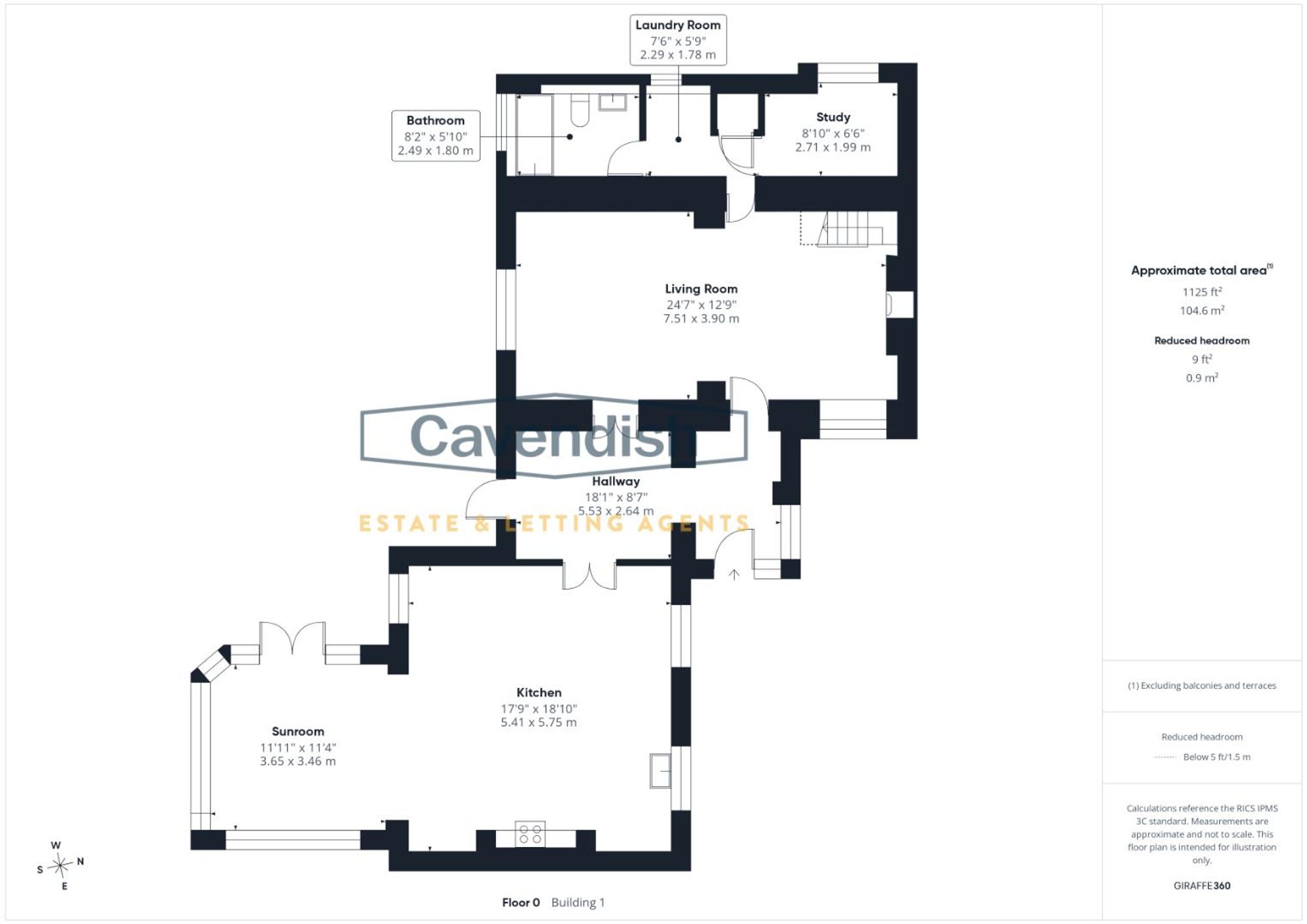 Floor plan — Rhes-Y-Cae, Holywell, CH8