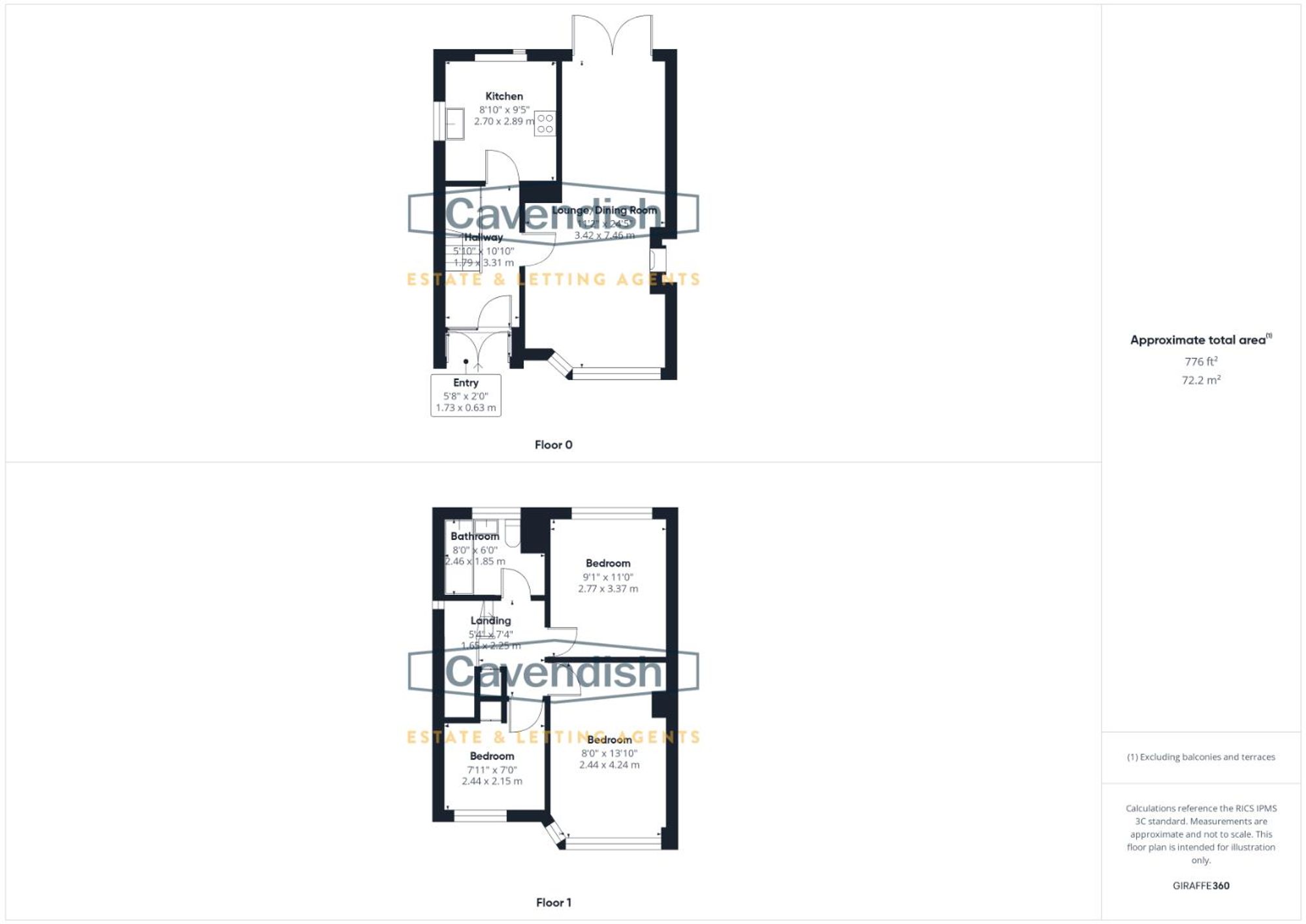 Floor plan — Lache Hall Crescent, Chester, CH4