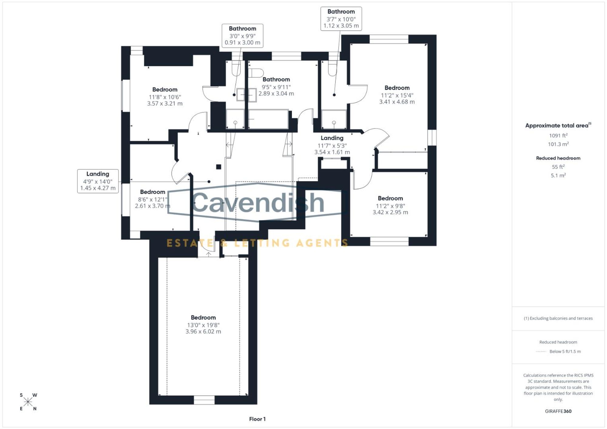 Floor plan — Treuddyn, Mold, CH7