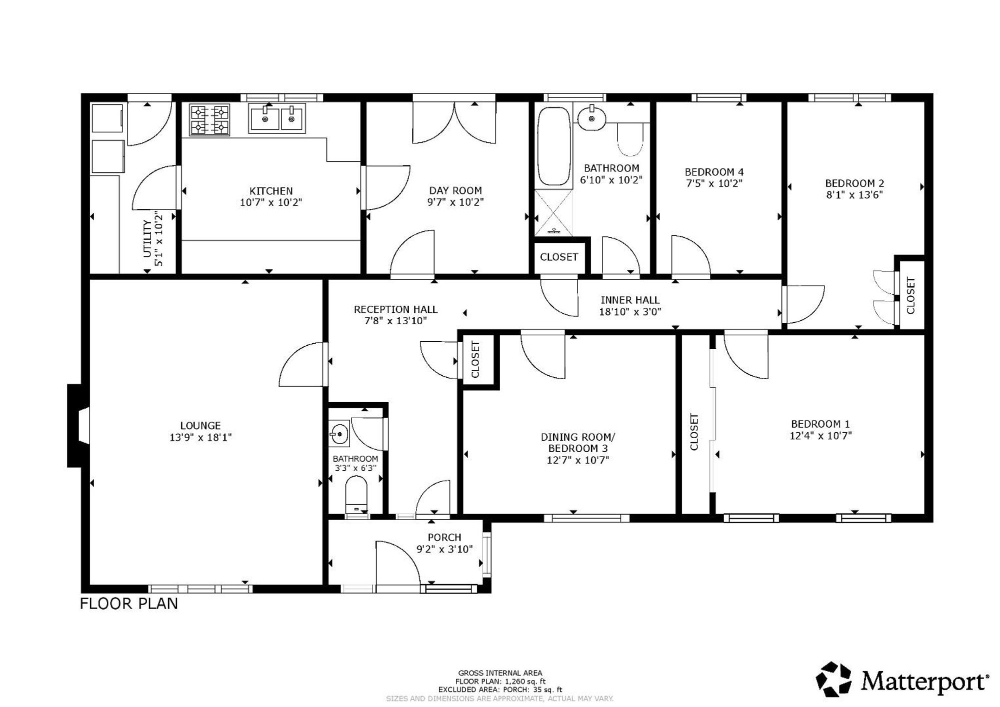 Floor plan — Pwllglas, Ruthin, LL15
