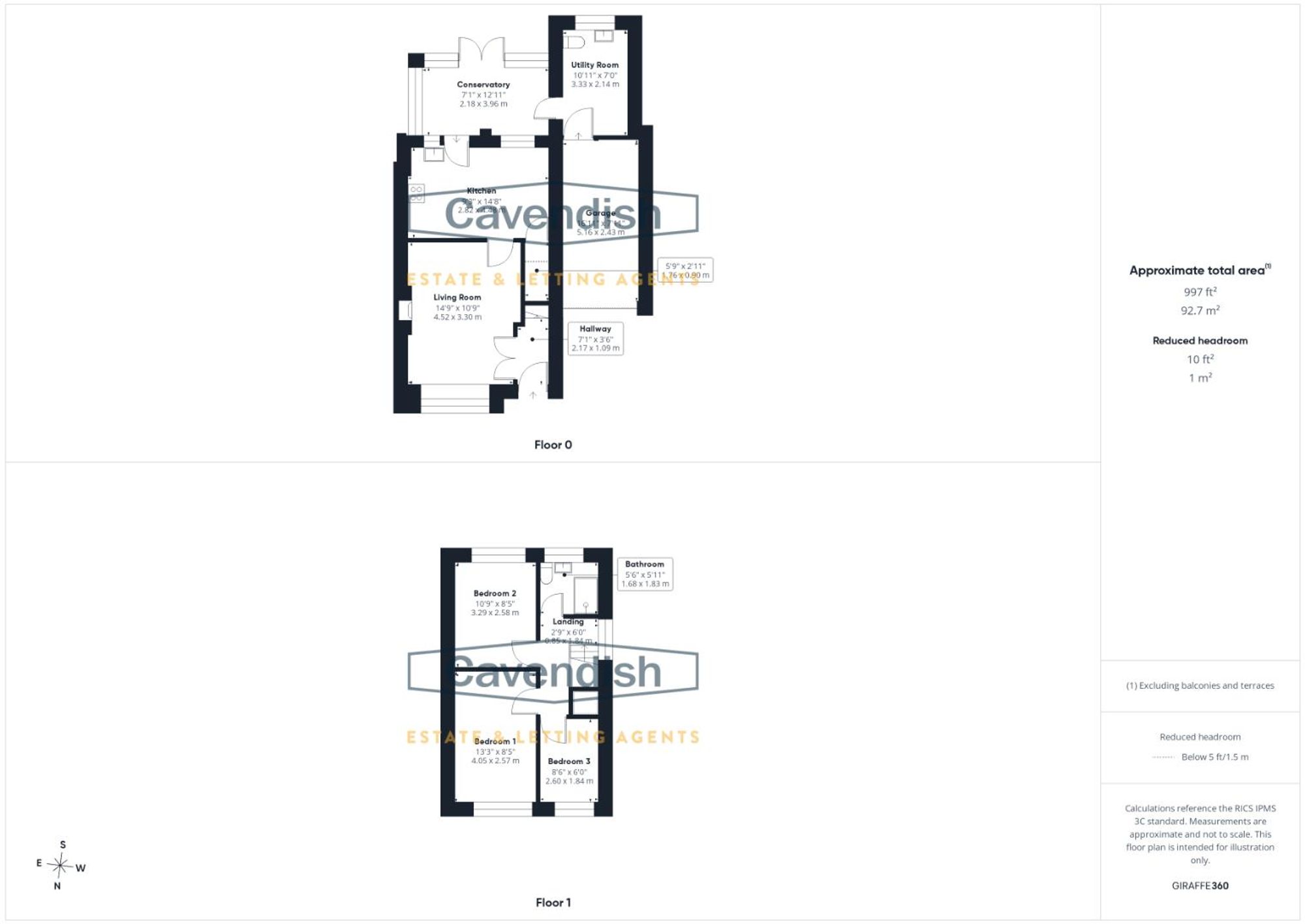 Floor plan — Moelwyn Close, Bryn-Y-Baal, CH7