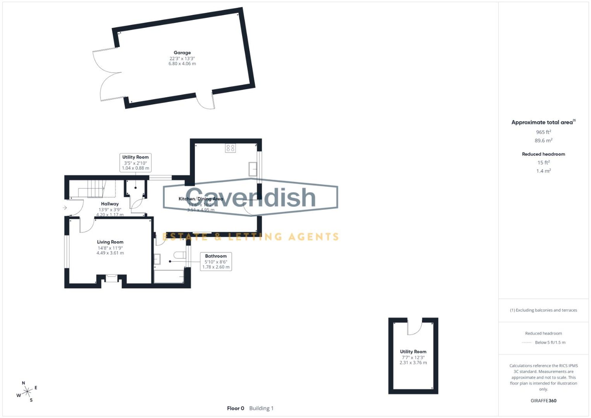 Floor plan — Rhos Llan, Llandrillo, LL21