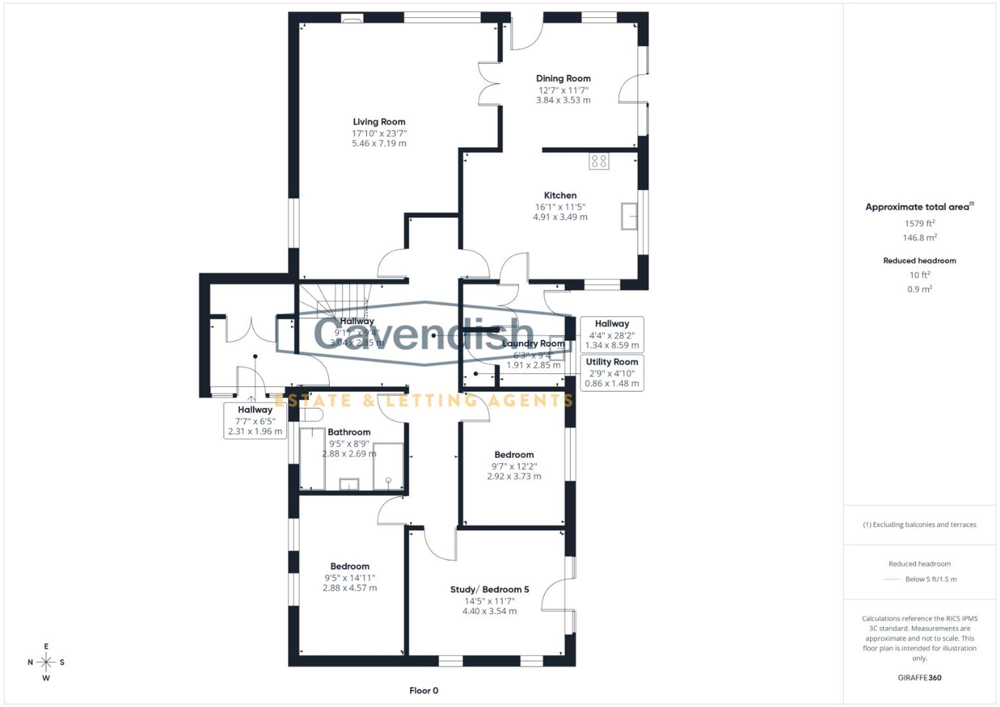 Floor plan — Swan Lane, Gwernymynydd, CH7
