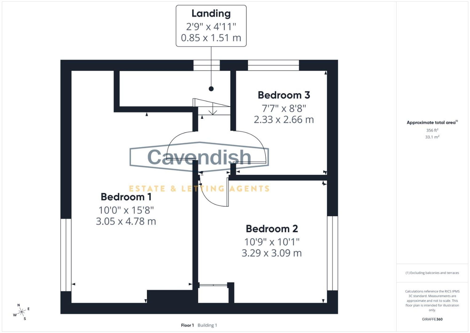 Floor plan — Rhos Llan, Llandrillo, LL21