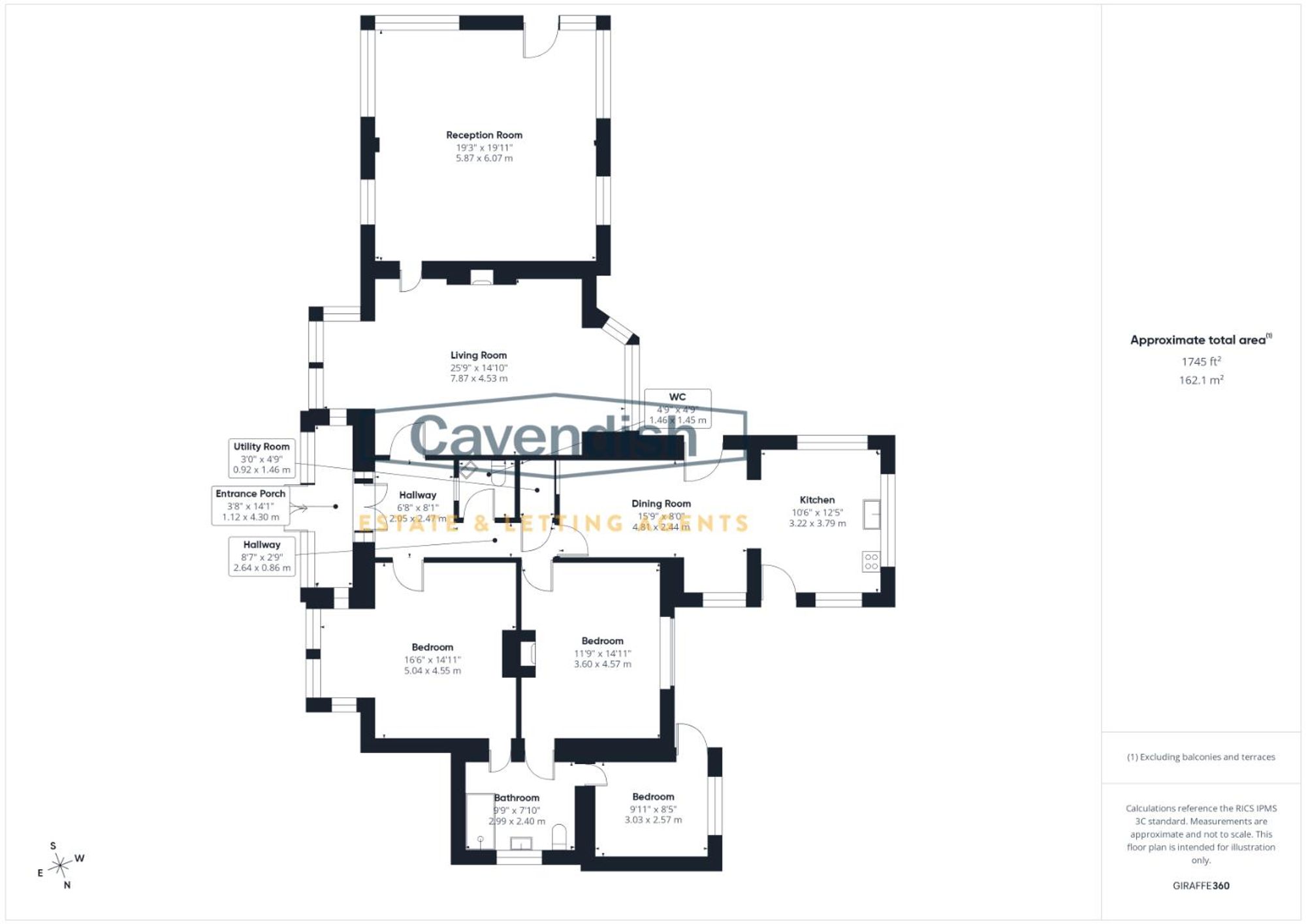 Floor plan — Glyndwr Road, Gwernymynydd, CH7