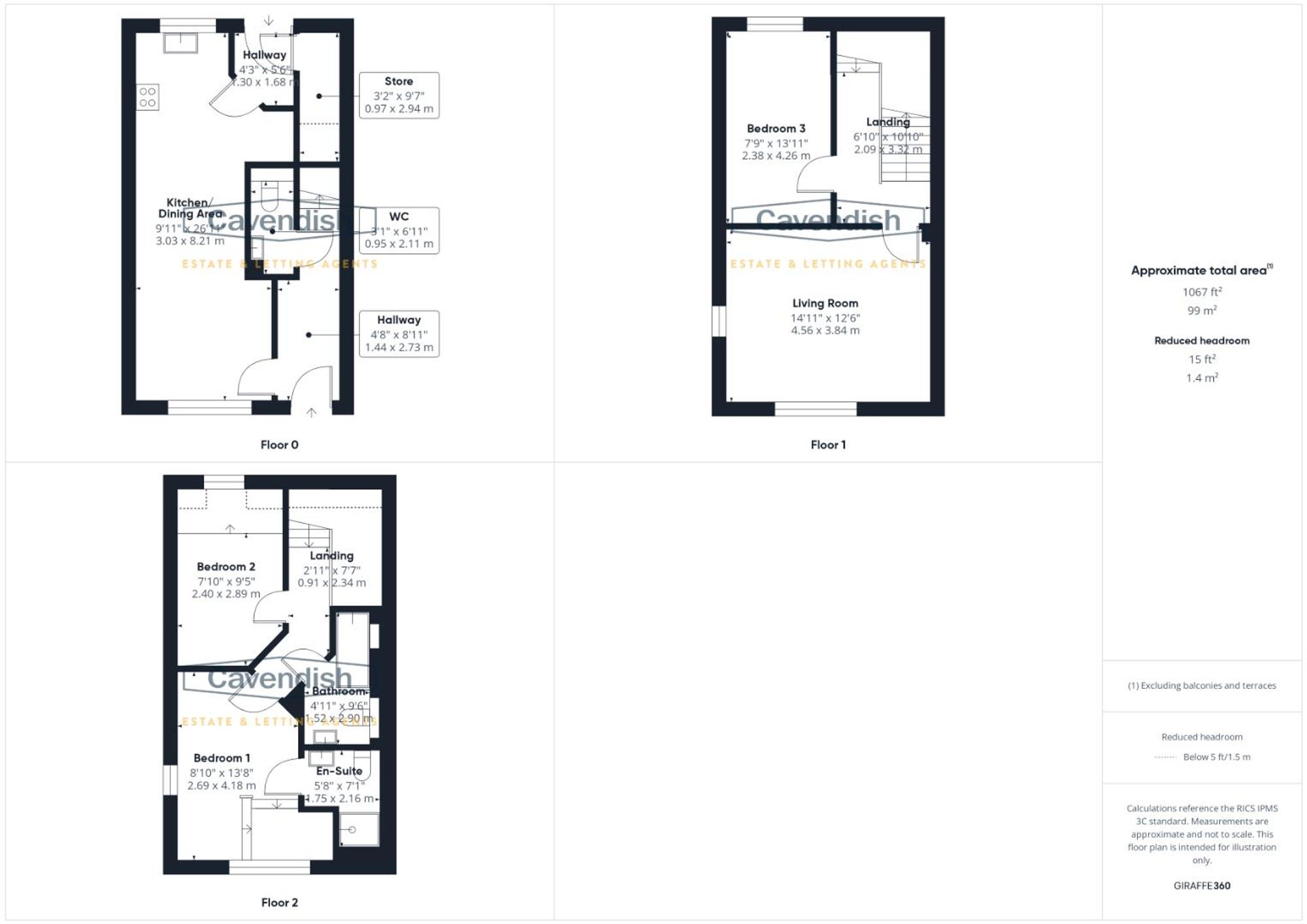 Floor plan — Commonhall Street, Chester, CH1