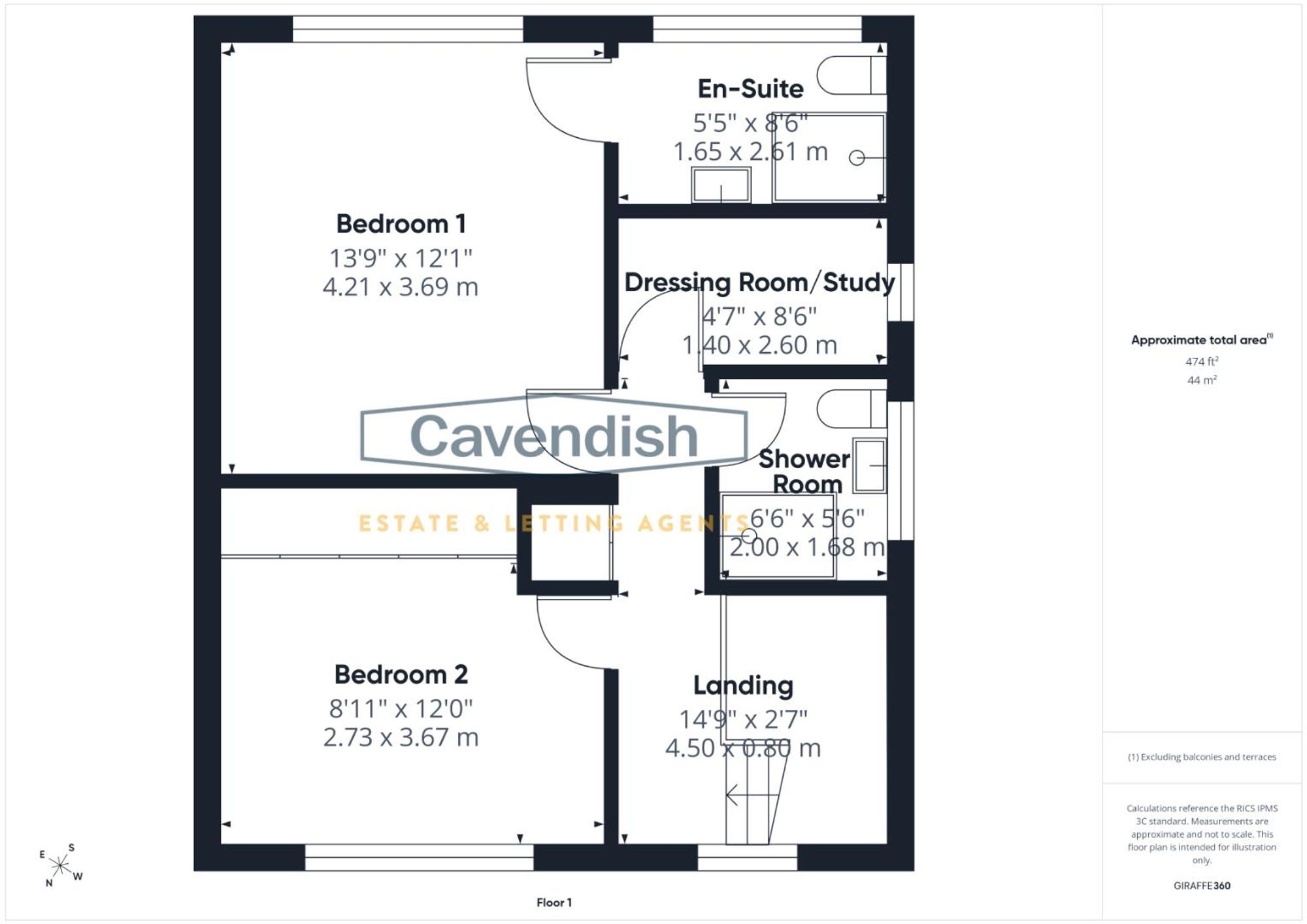 Floor plan — Alpraham Crescent, Upton, CH2