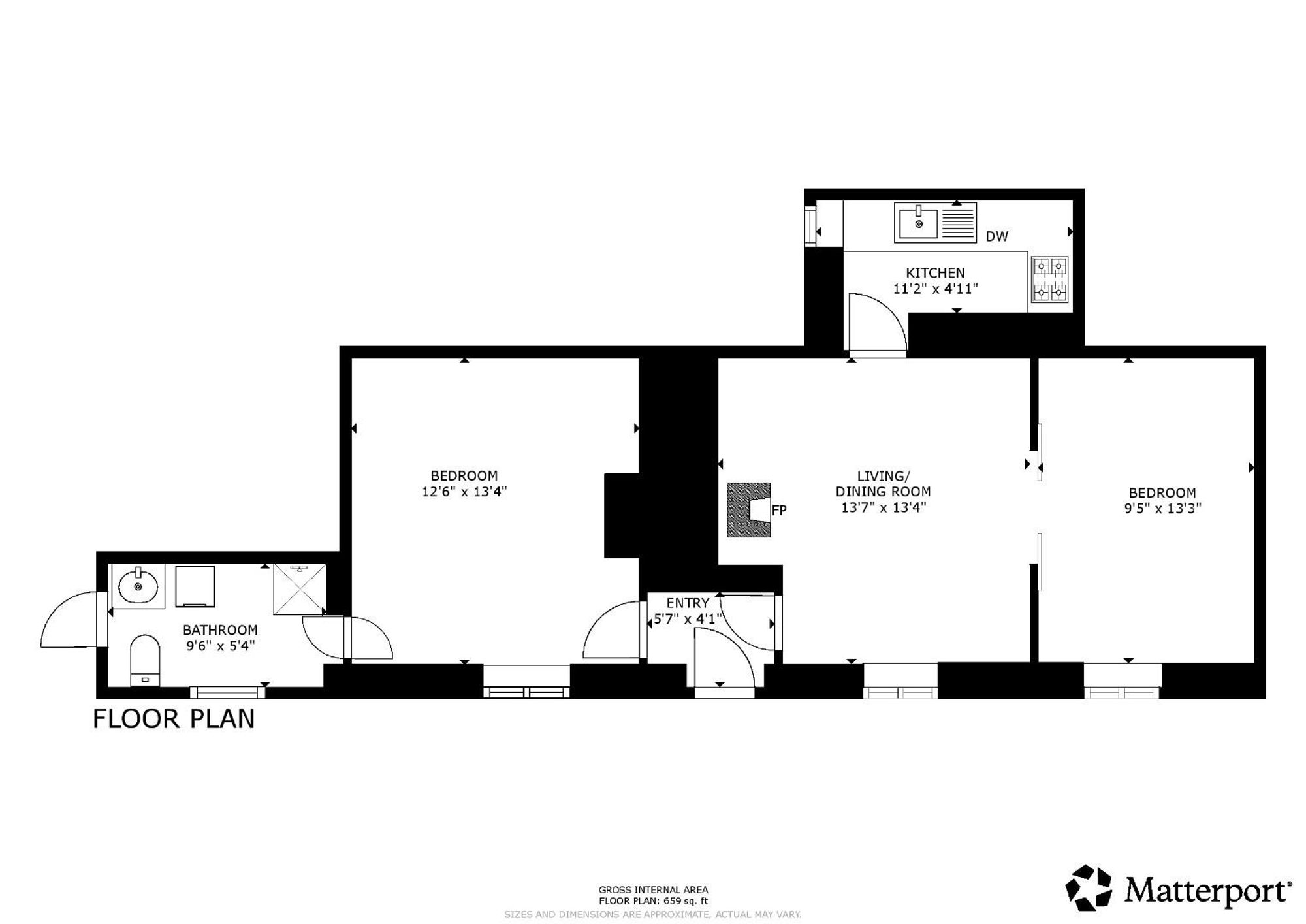 Floor plan — The Nant, Llanferres, CH7
