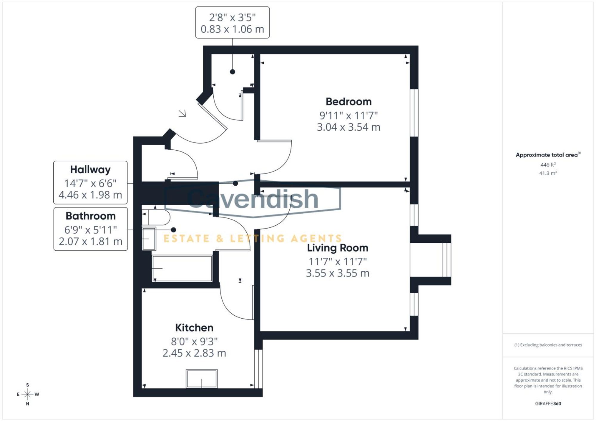 Floor plan — Brook Street, Mold, CH7