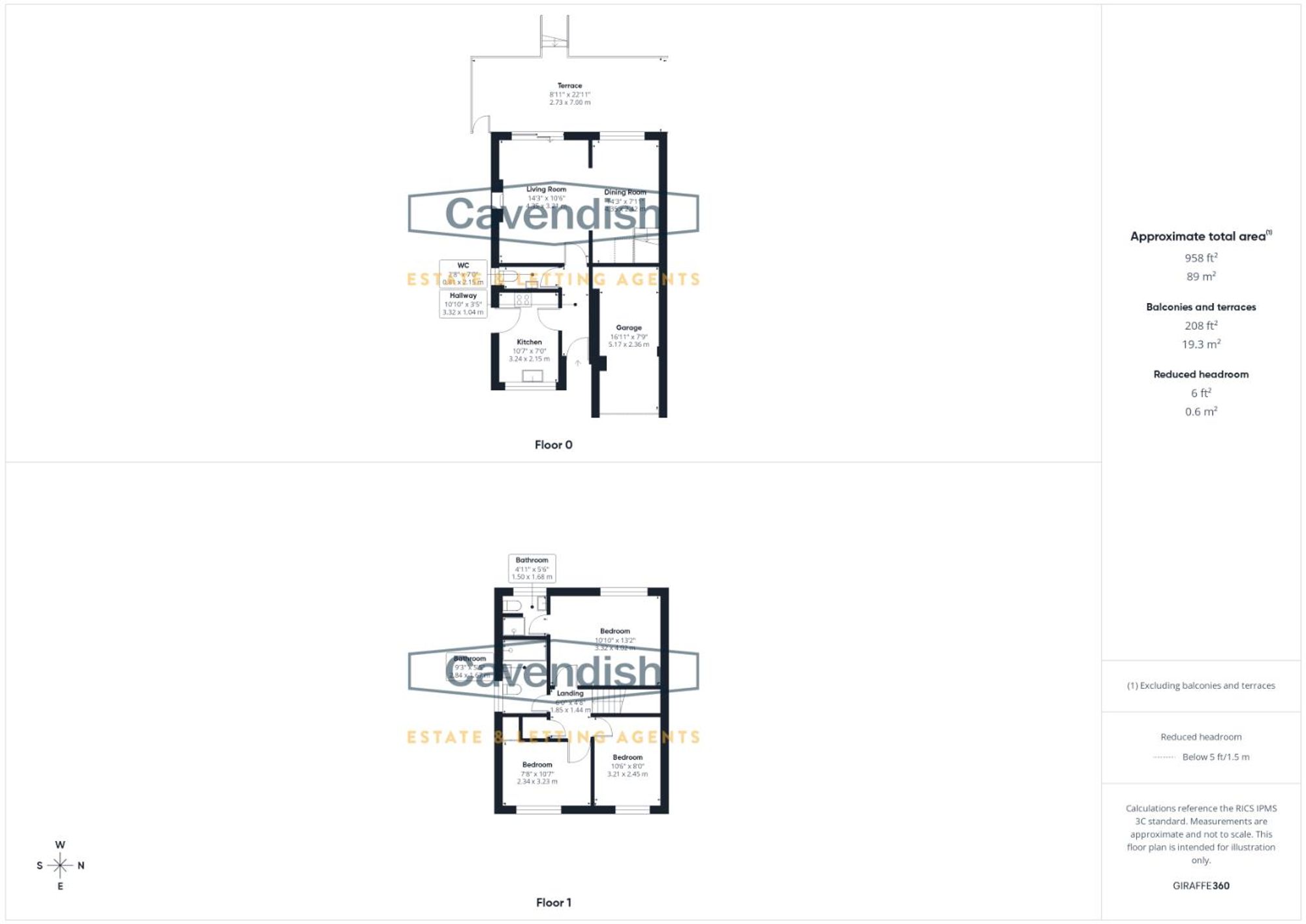 Floor plan — Dwyfor Avenue, Bryn-Y-Baal, CH7