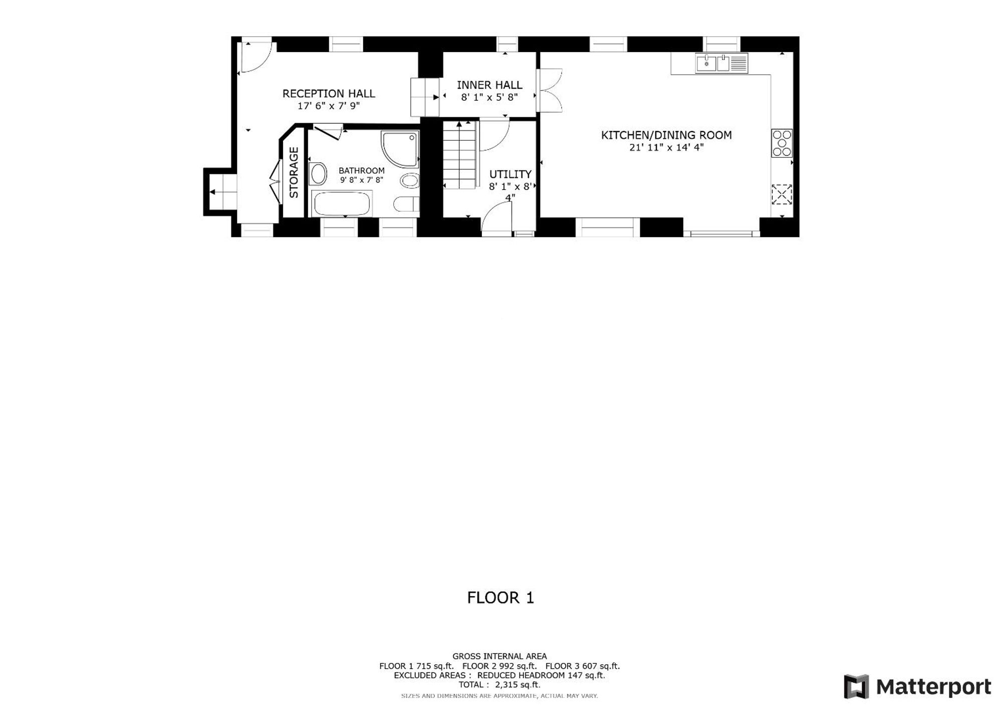 Floor plan — Holyhead Road, Corwen, LL21