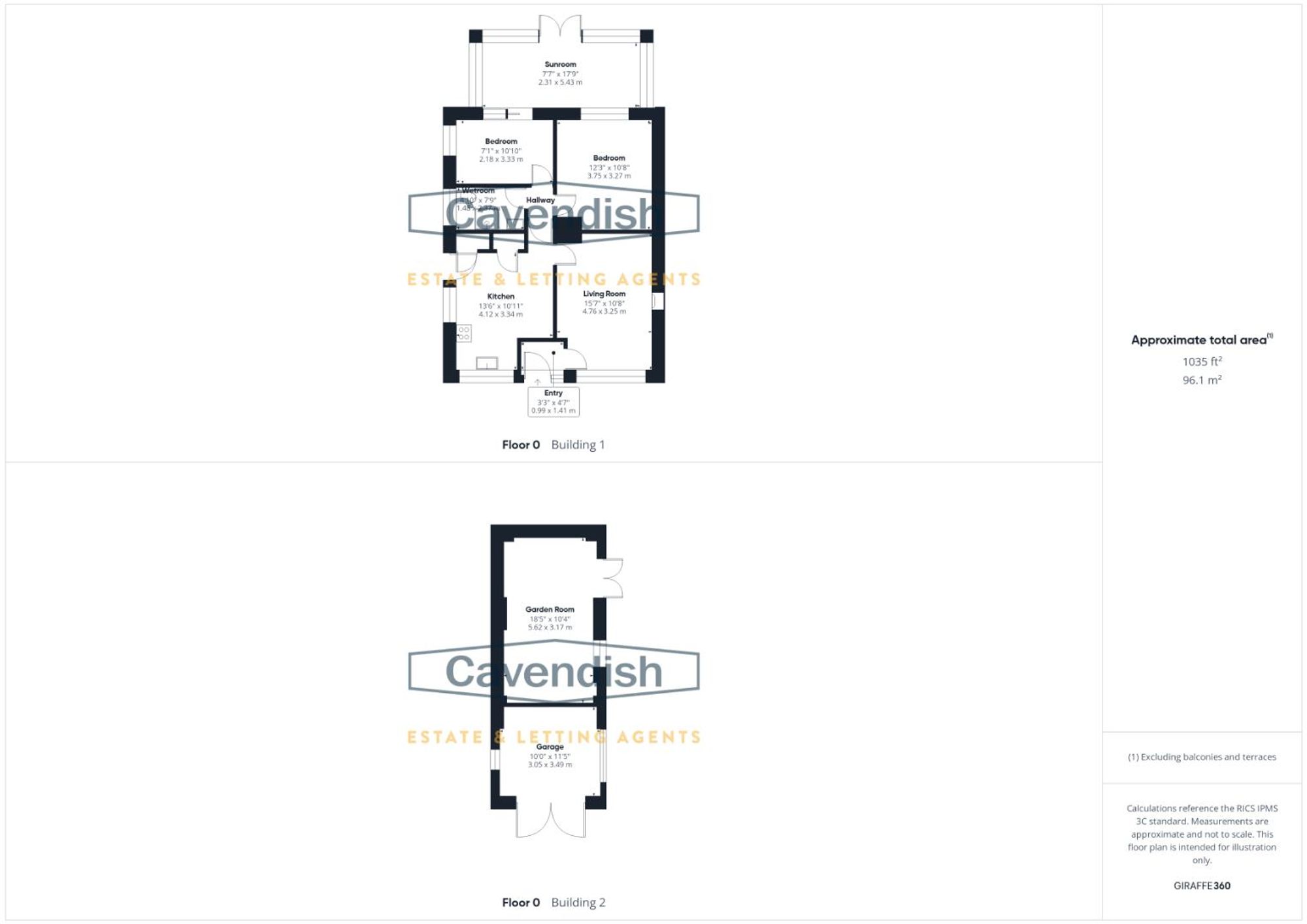 Floor plan — Raewood Avenue, Hawarden, CH5