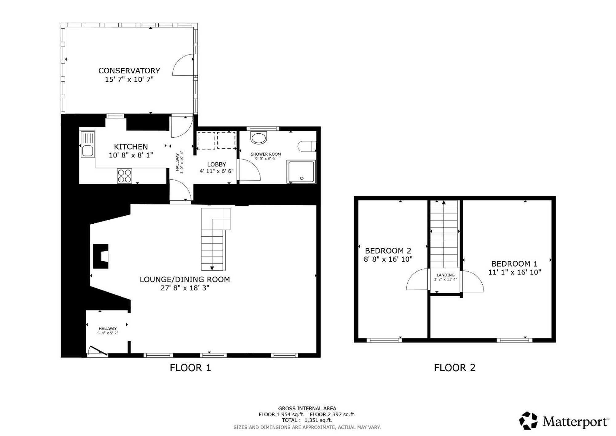 Floor plan — Betws Gwerfil Goch, Corwen, LL21