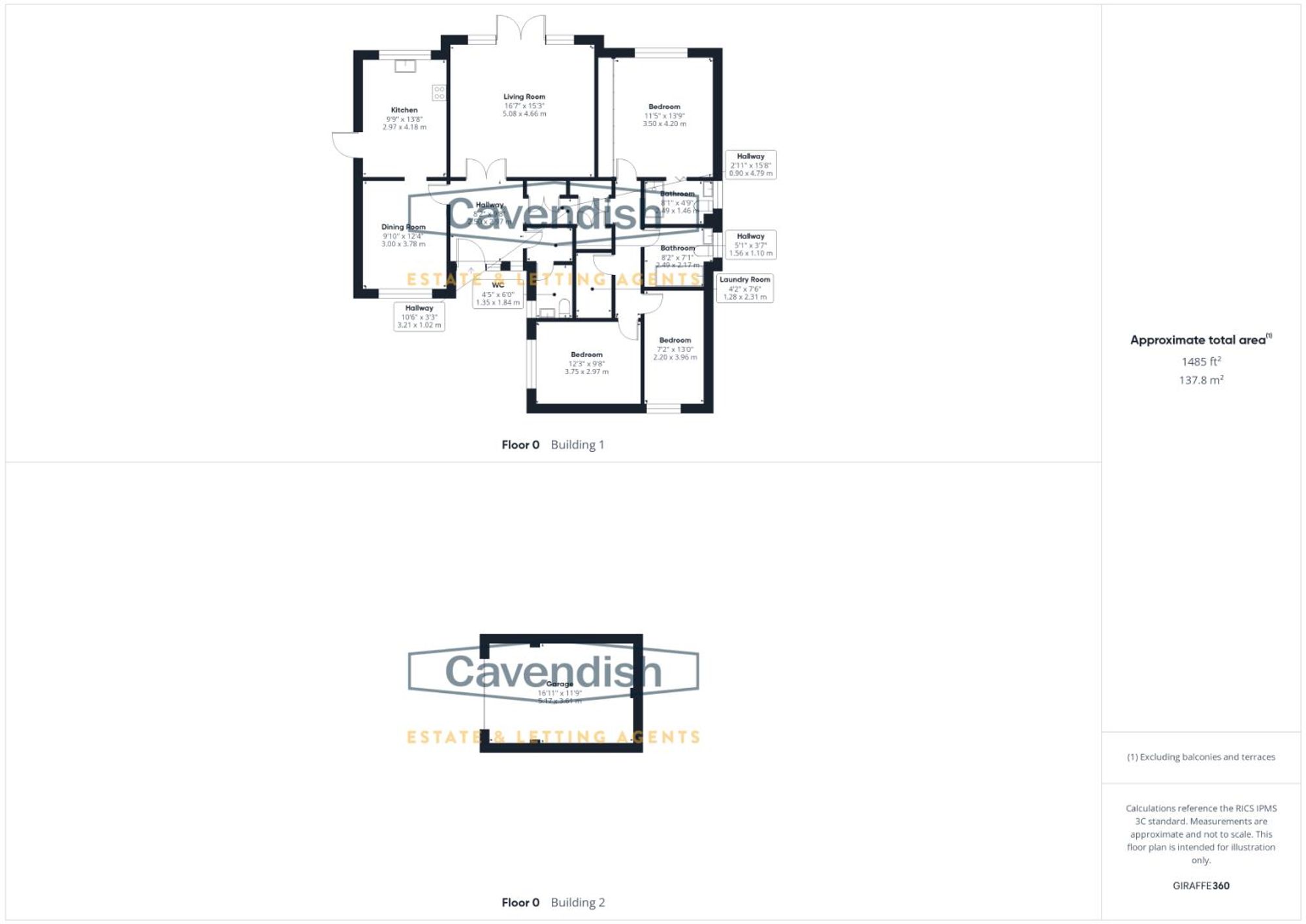 Floor plan — Dinghouse Wood, Buckley, CH7