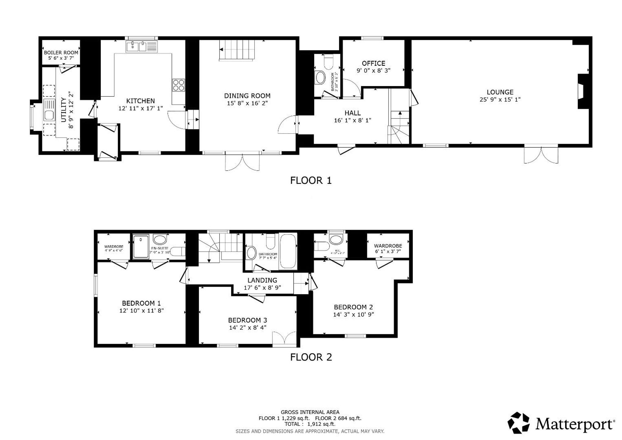 Floor plan — Pentre Celyn, Ruthin, LL15