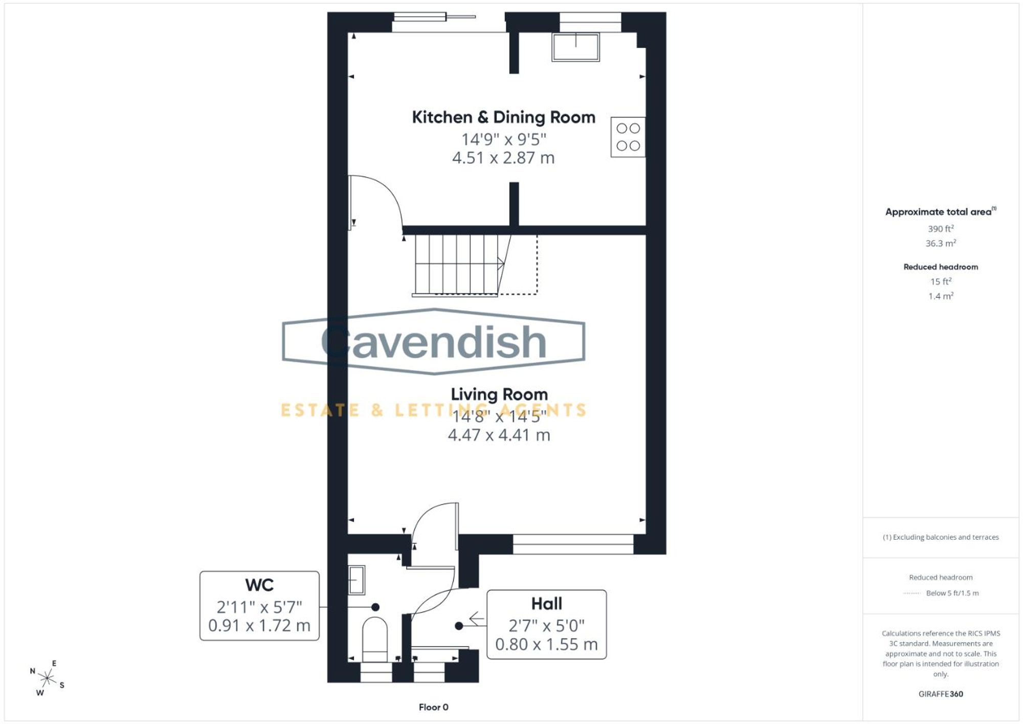 Floor plan — Dove Close, Elton, CH2