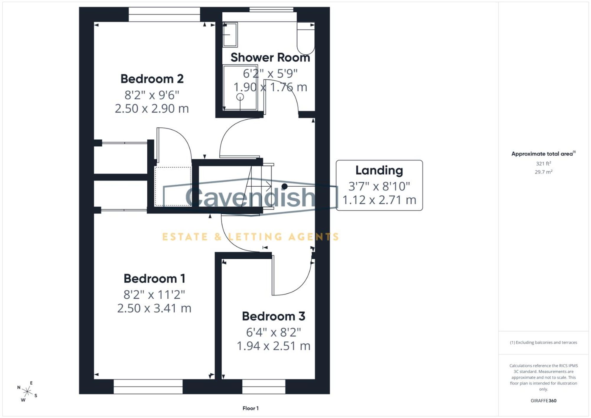 Floor plan — Dove Close, Elton, CH2