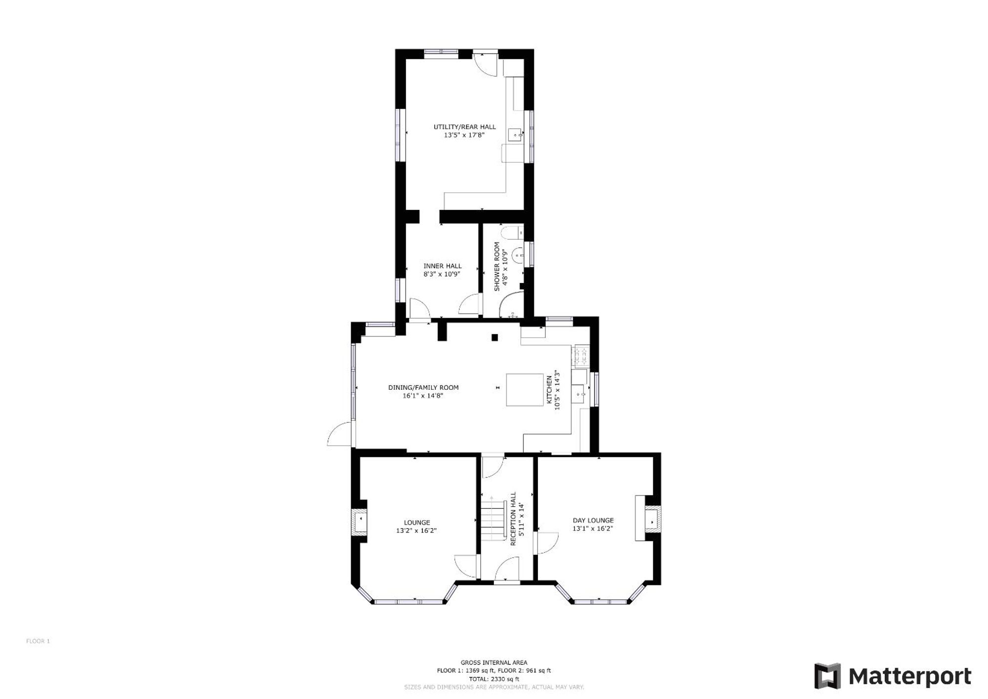 Floor plan — Llanbedr Dyffryn Clwyd, Ruthin, LL15