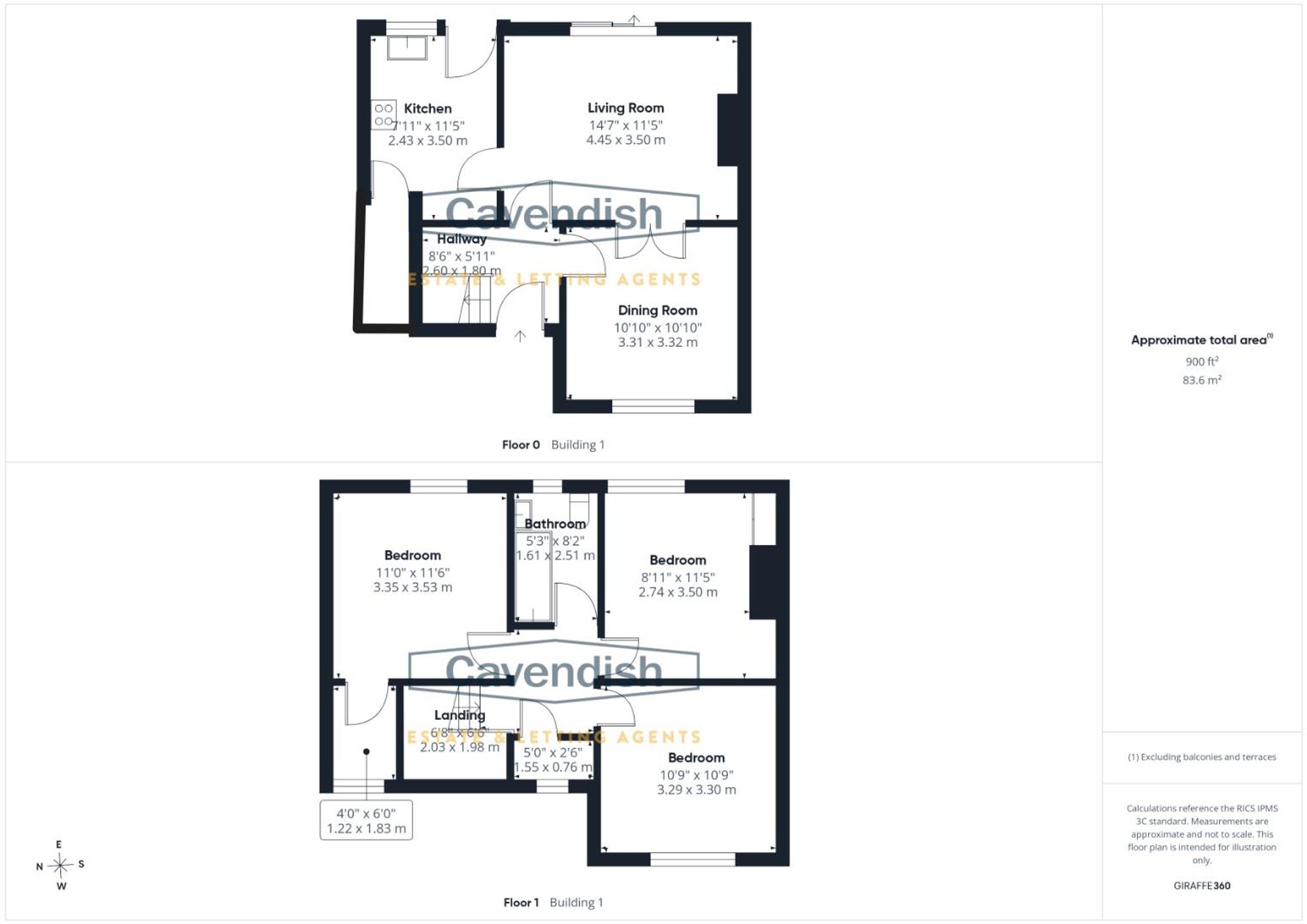 Floor plan — Blacon Hall Road, Blacon, CH1