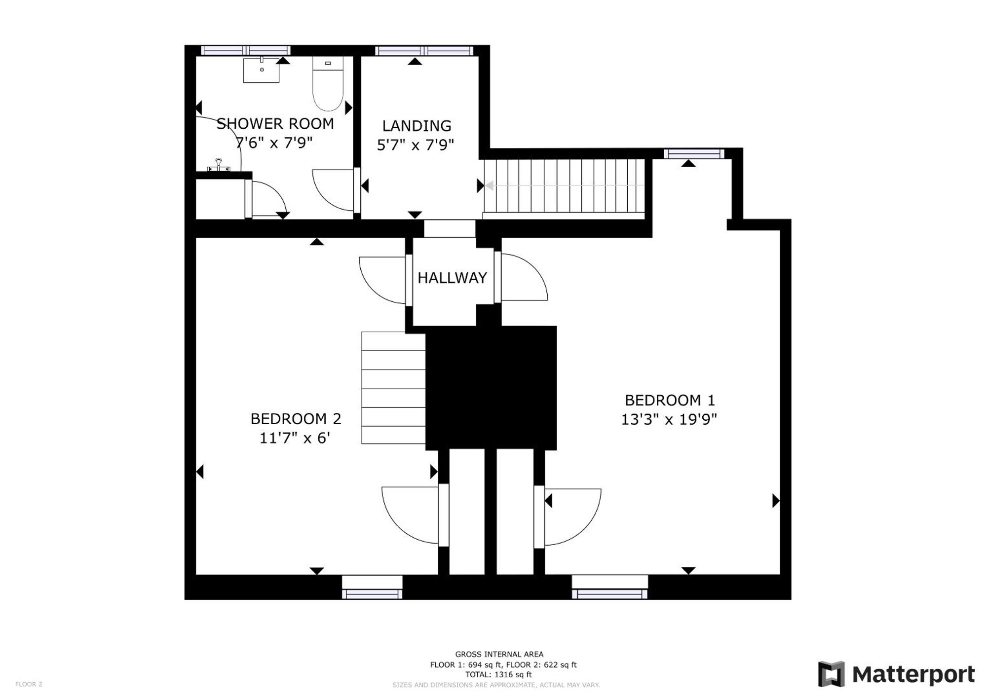 Floor plan — Mwrog Street, Ruthin, LL15