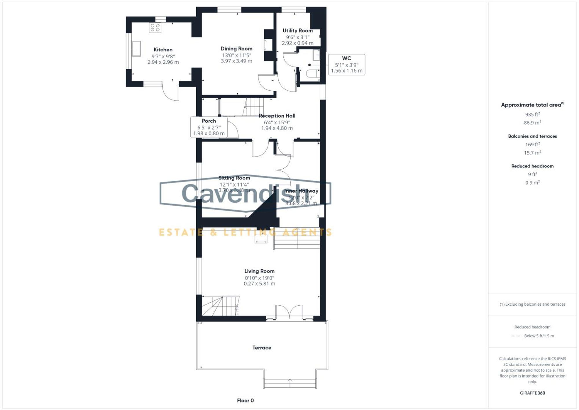 Floor plan — Chester Road, Northop Hall, CH7