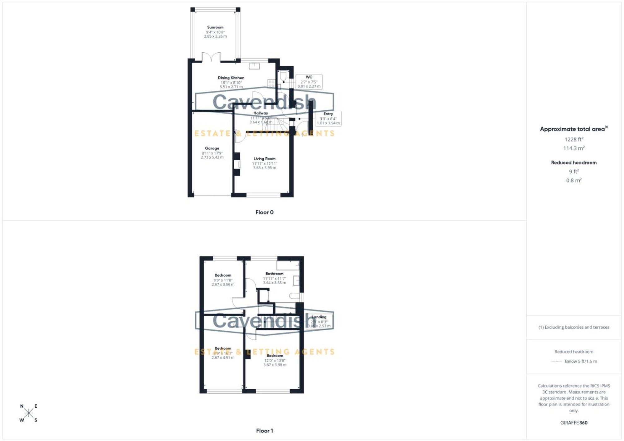 Floor plan — Becketts Lane, Chester, CH3