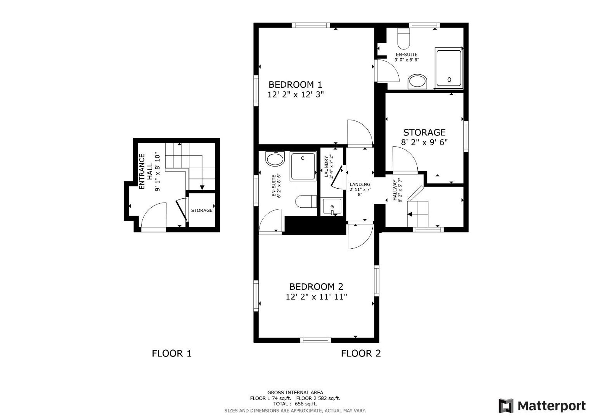 Floor plan — Llanfair Dyffryn Clwyd, Ruthin, LL15