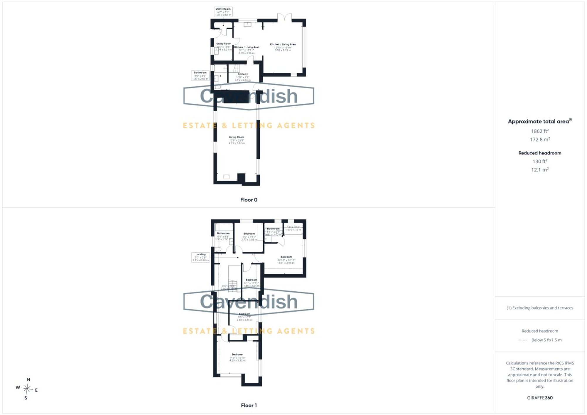 Floor plan — Pontybodkin, Mold, CH7