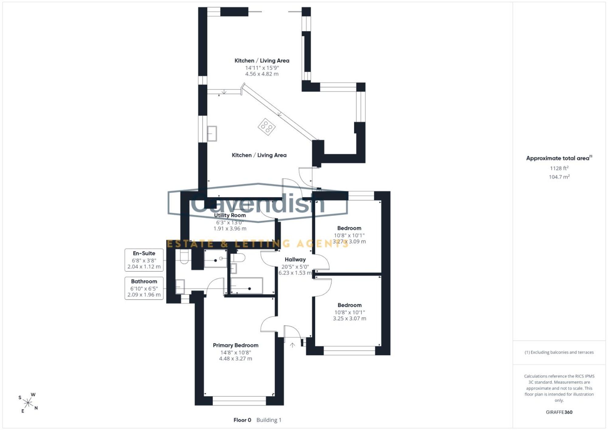 Floor plan — Ffordd Rhiw Ial, Llanarmon-Yn-Ial, CH7