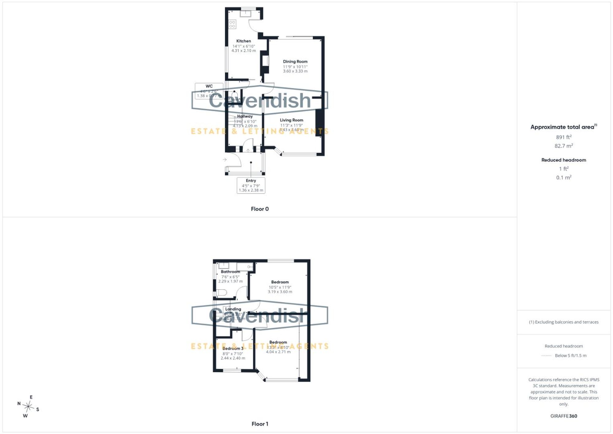 Floor plan — Springfield Drive, Chester, CH2