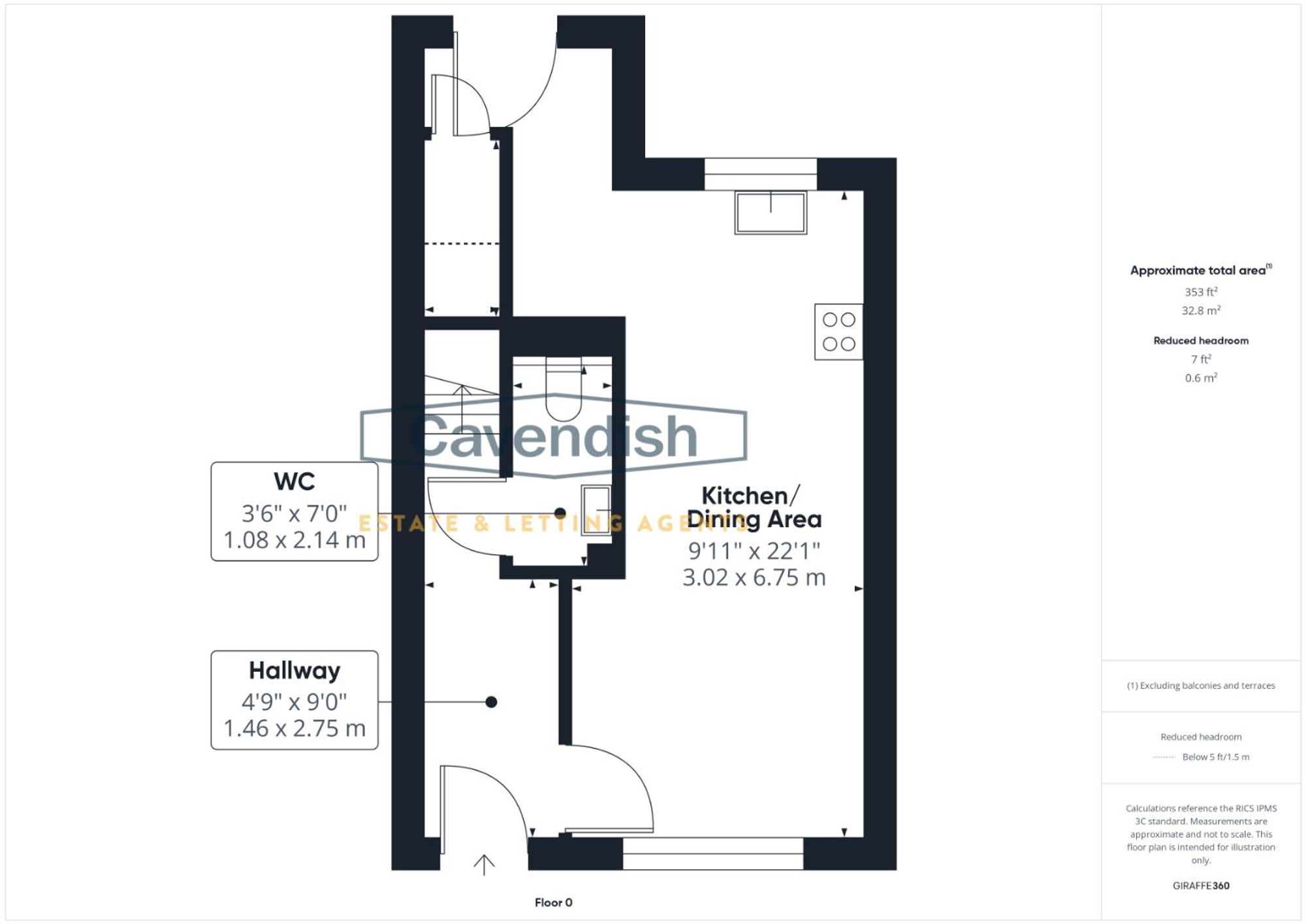Floor plan — Commonhall Street, Chester, CH1