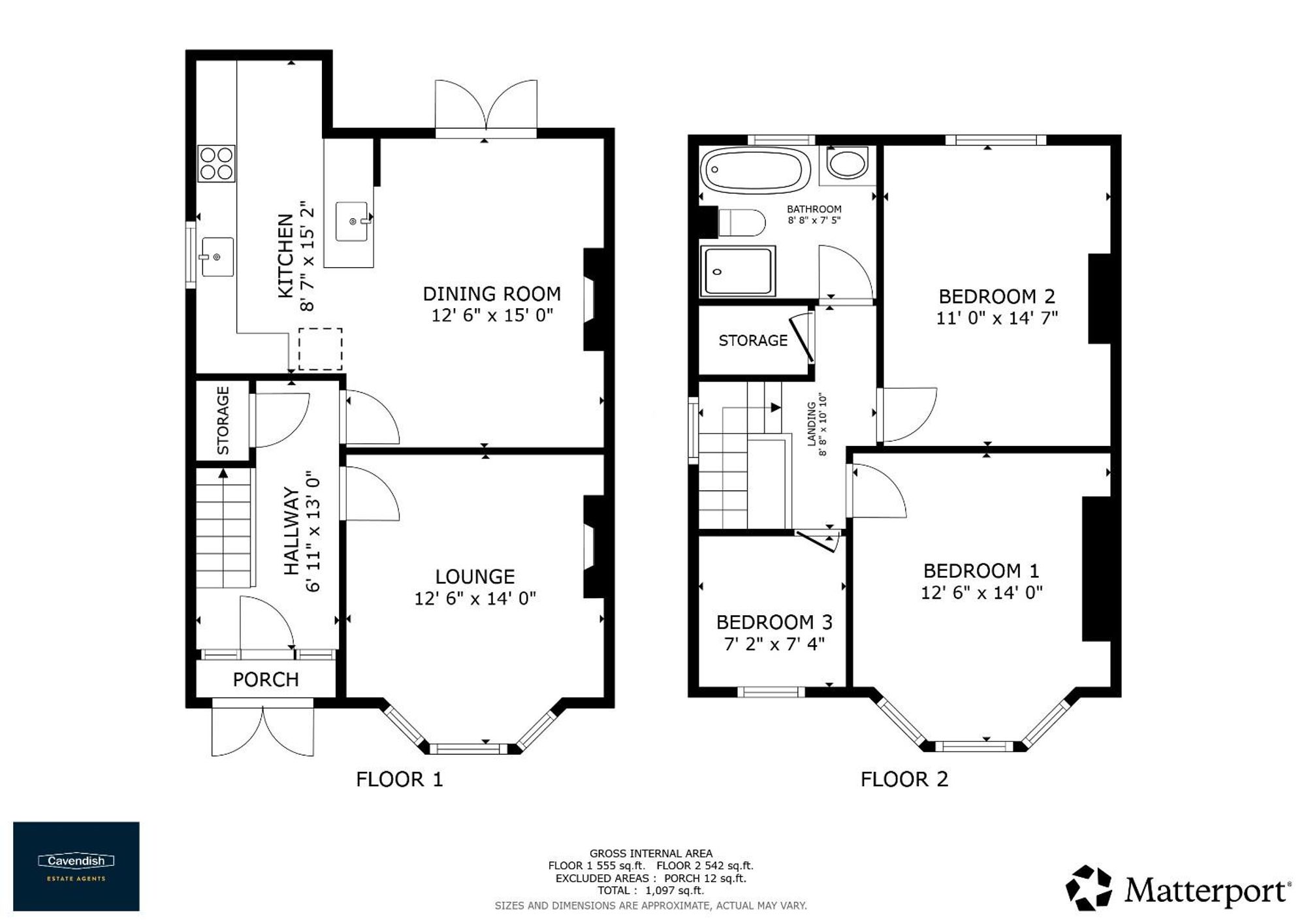 Floor plan — Llanfair Road, Ruthin, LL15