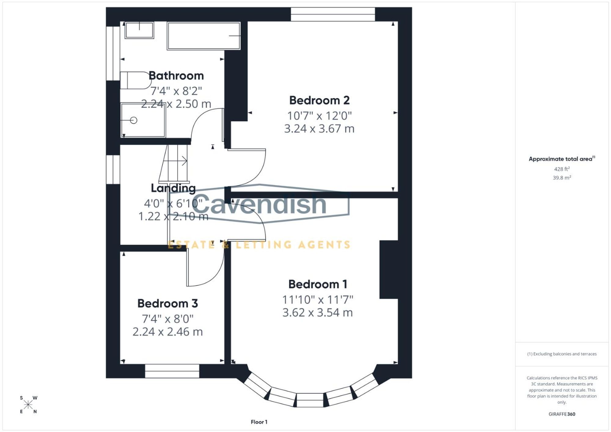 Floor plan — Marlston Avenue, Chester, CH4