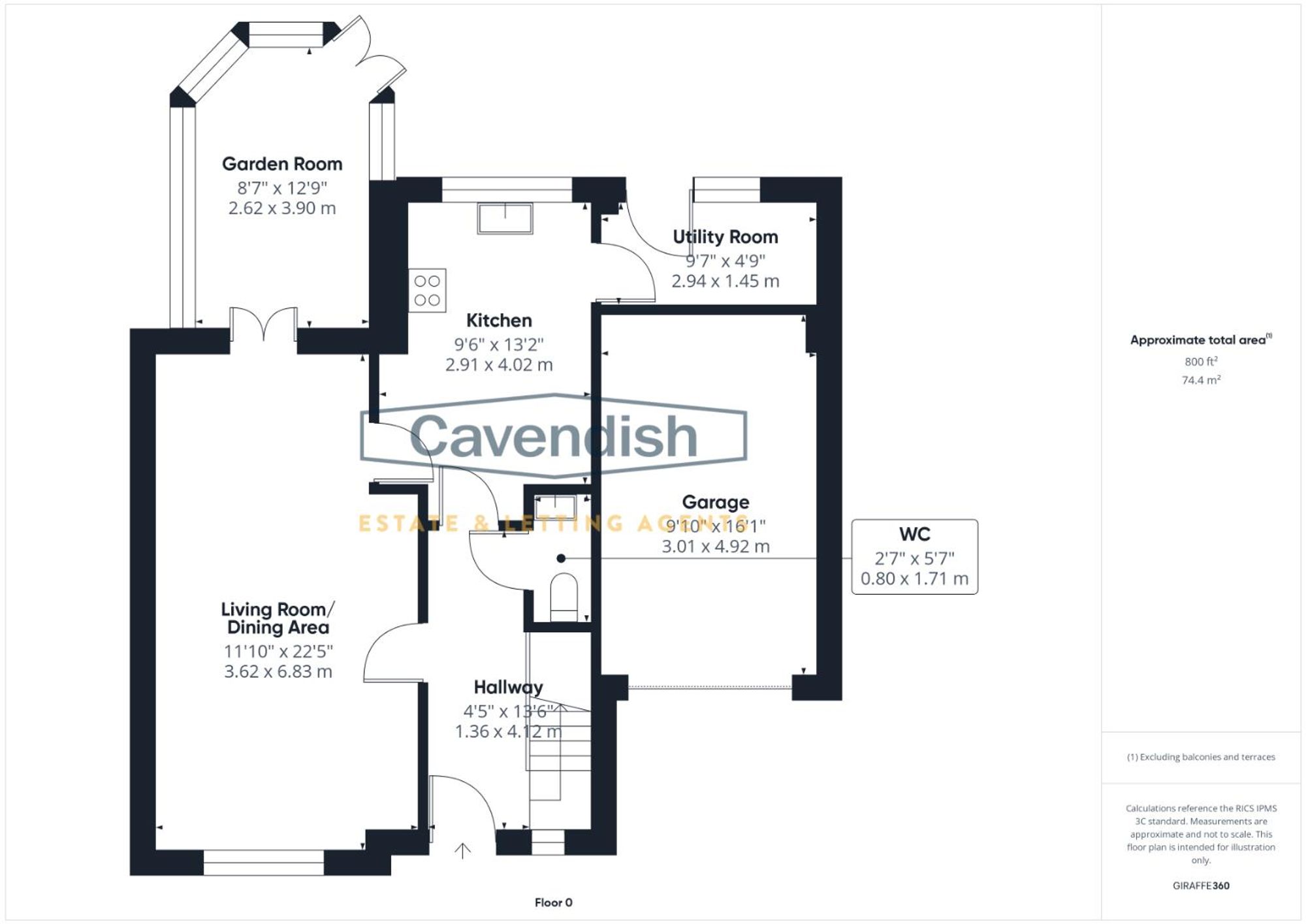 Floor plan — Wrexham Road, Pulford, CH4