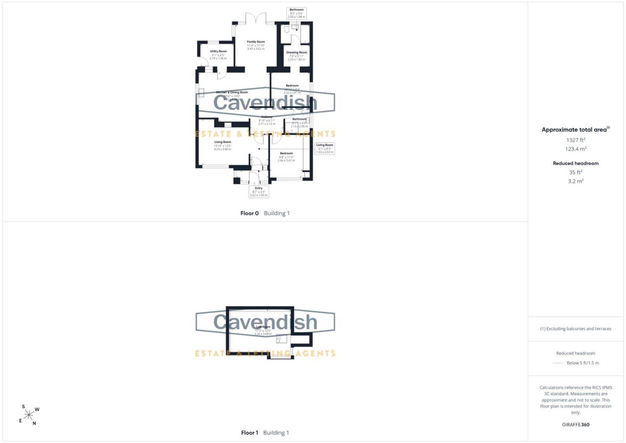 Floor plan — Manor Drive, Great Boughton, CH3