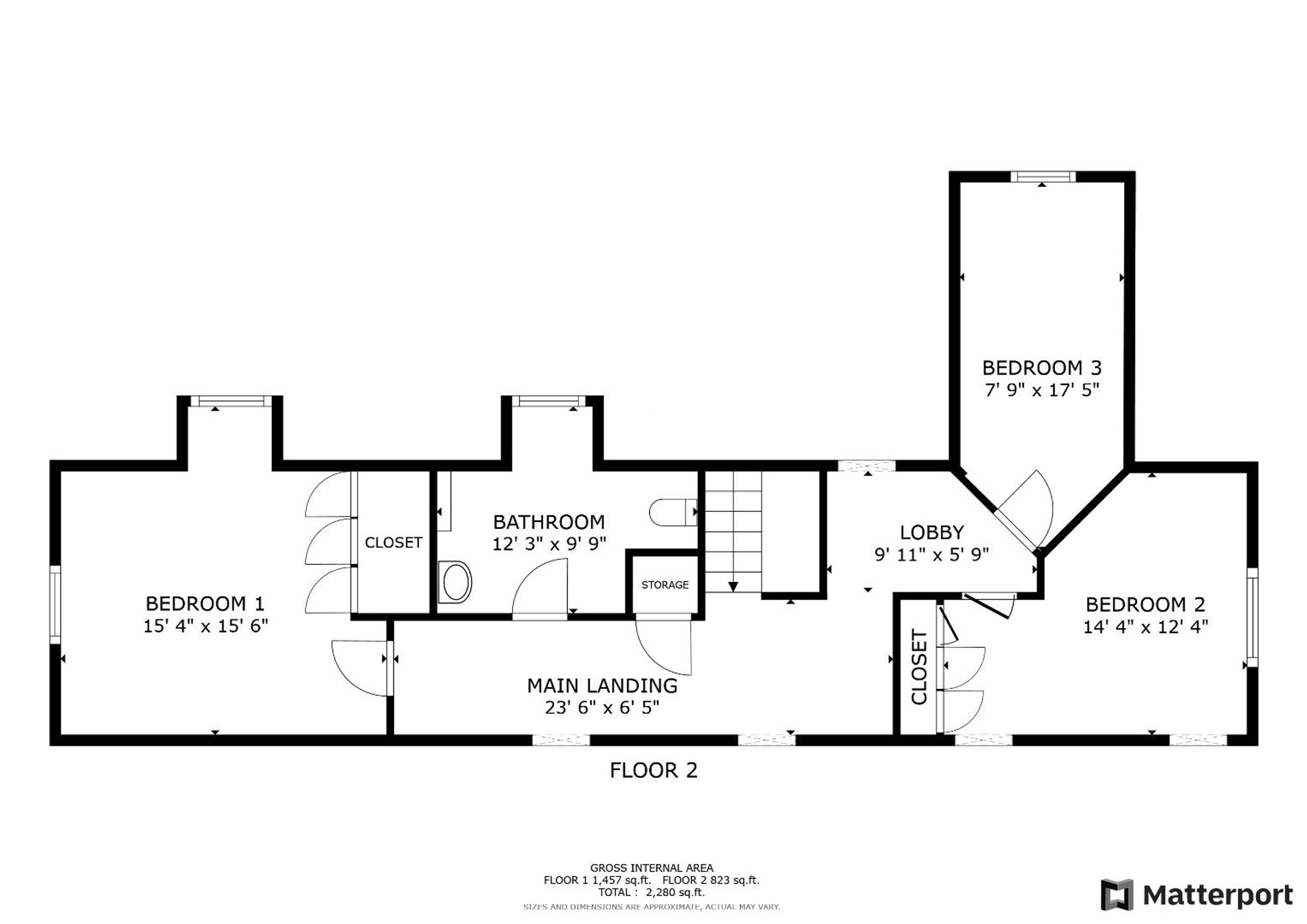 Floor plan — Pentre Coch, Ruthin, LL15