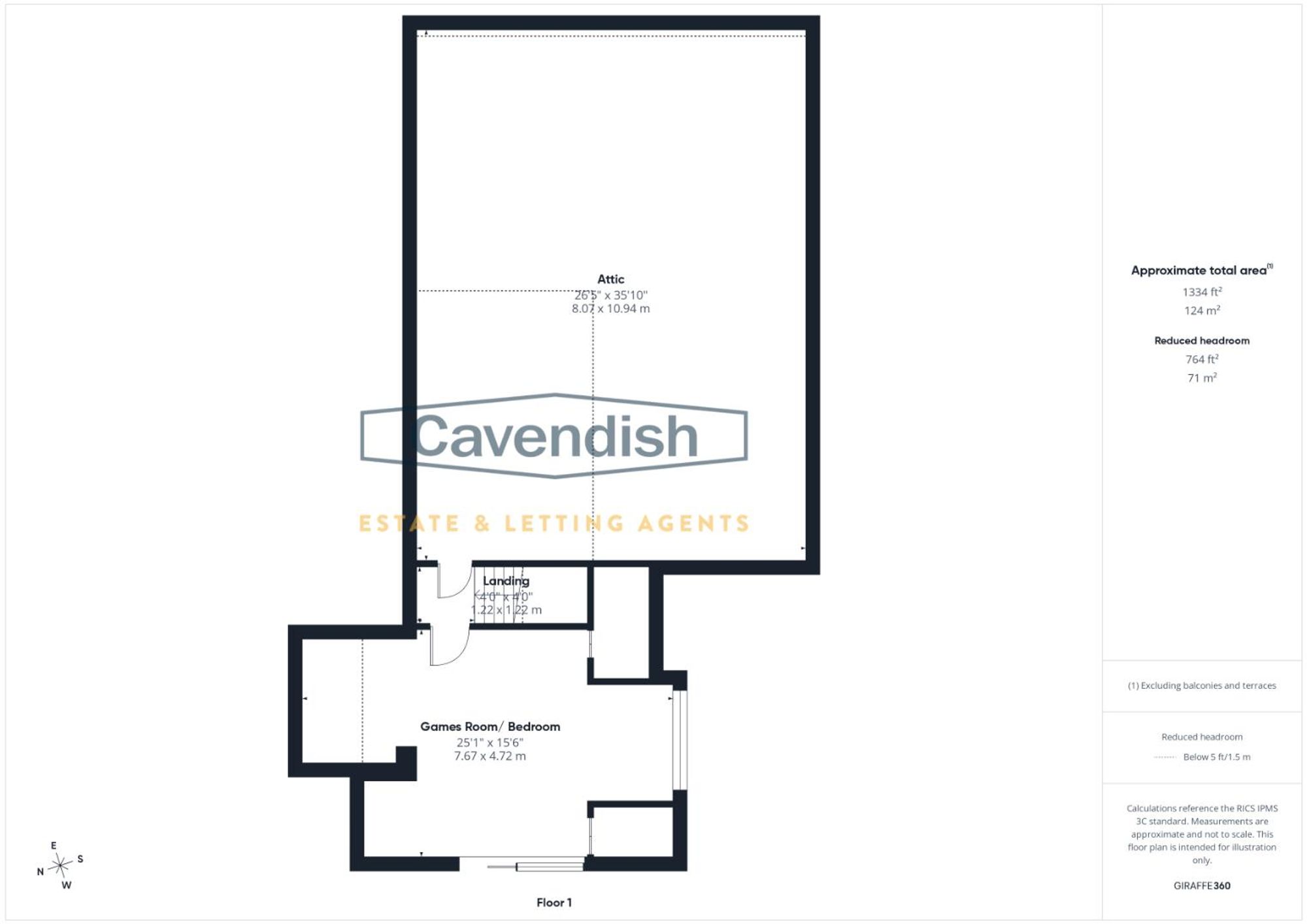 Floor plan — Black Brook, Sychdyn, CH7